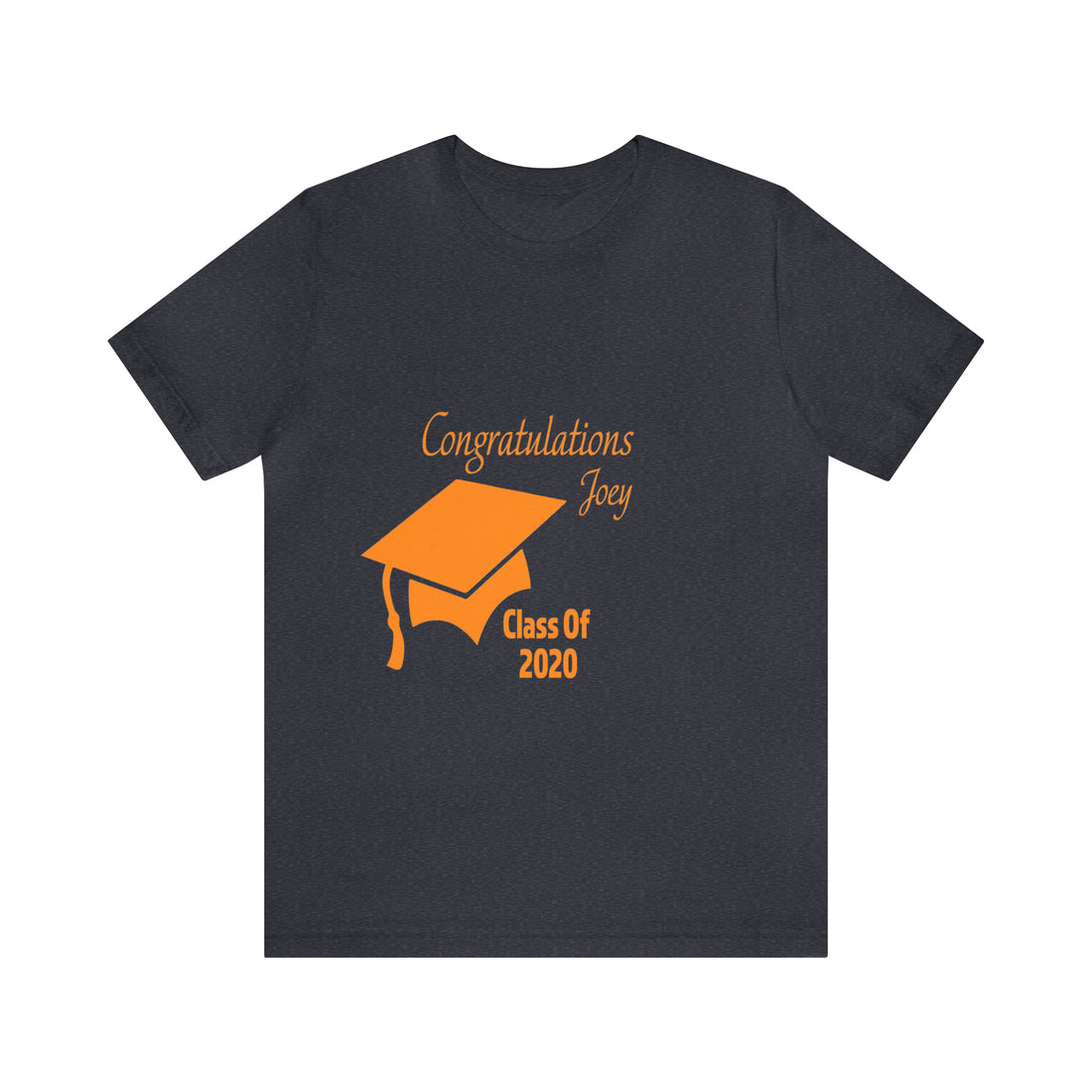 Congratulations With Year &amp; Name Customizable - Unisex Jersey Short Sleeve Tee