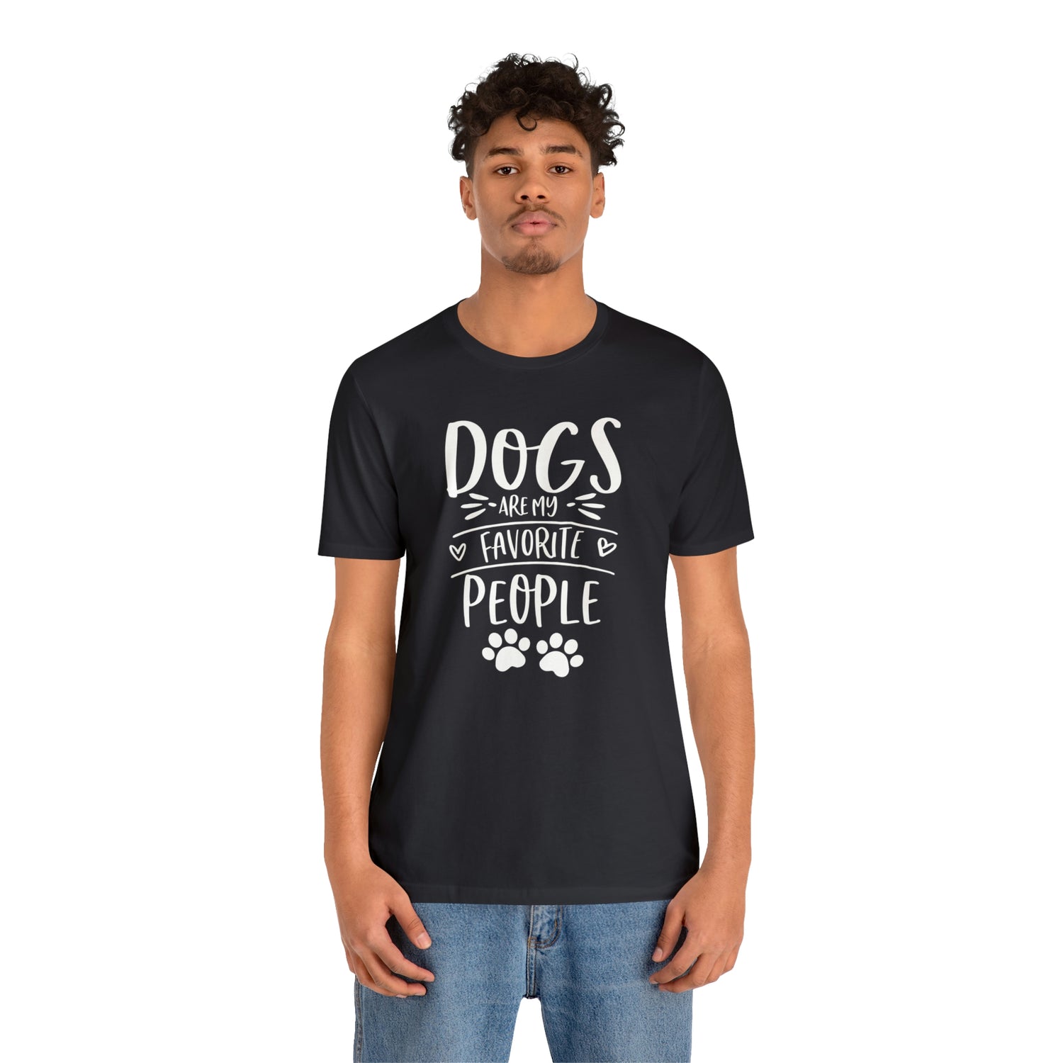 Dogs Are My Favorite People - Unisex Jersey Short Sleeve Tee
