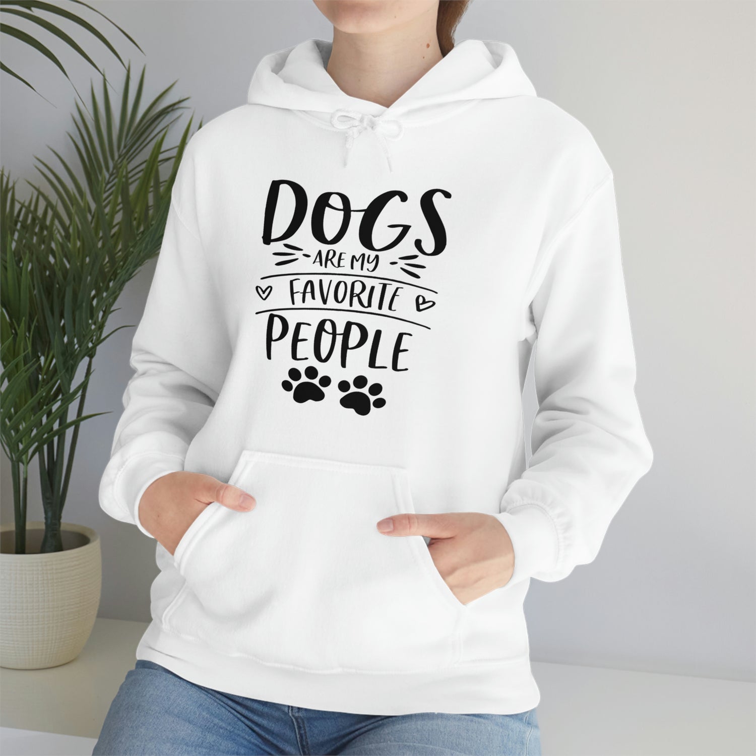 Dogs Are My Favorite People - Unisex Heavy Blend™ Hooded Sweatshirt