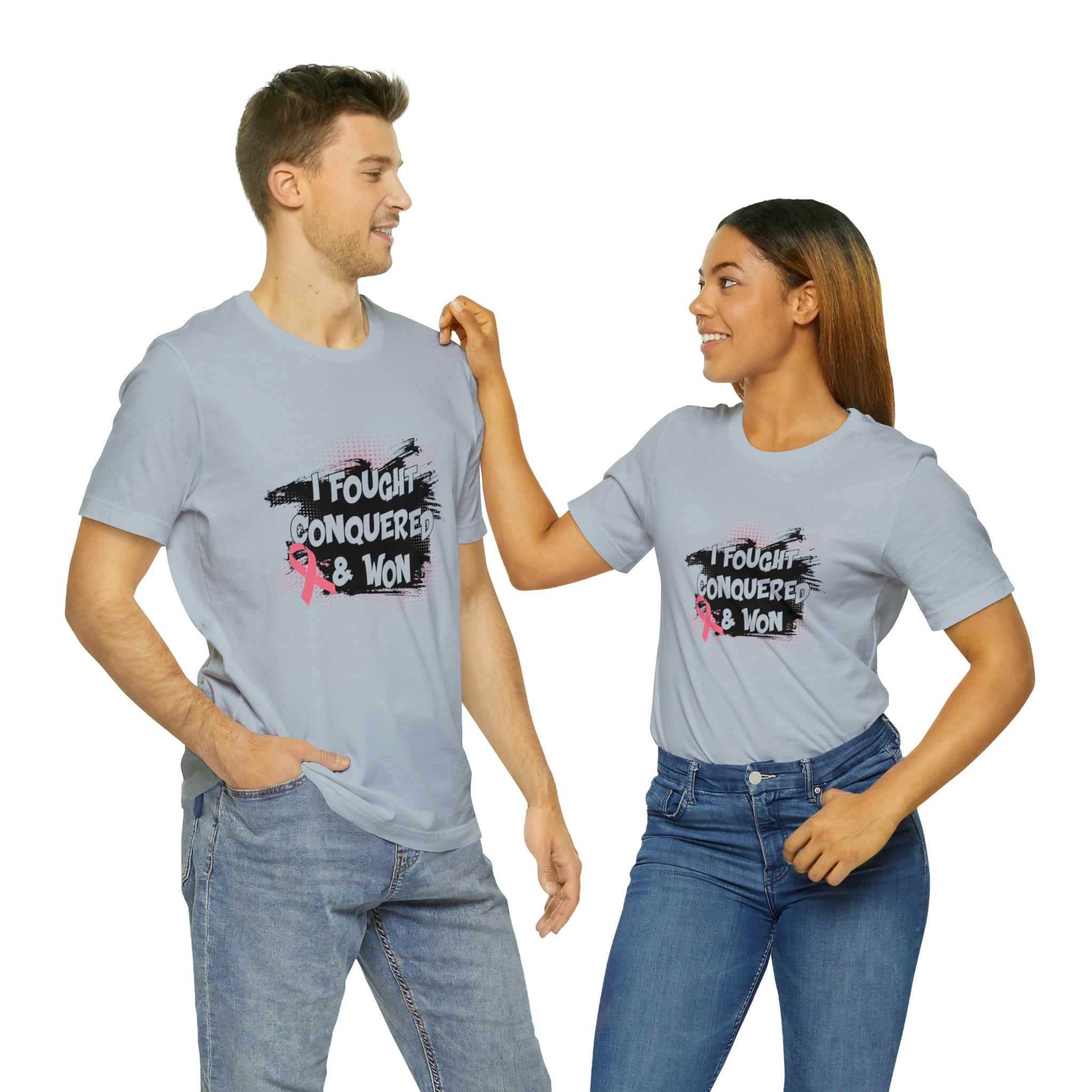 I Fought Conquered & Won - Unisex Jersey Short Sleeve Tee