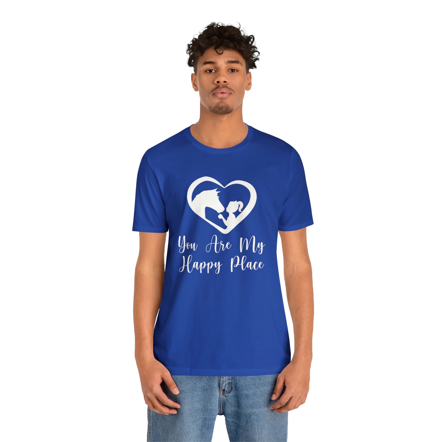 You Are My Happy Place - Unisex Jersey Short Sleeve Tee