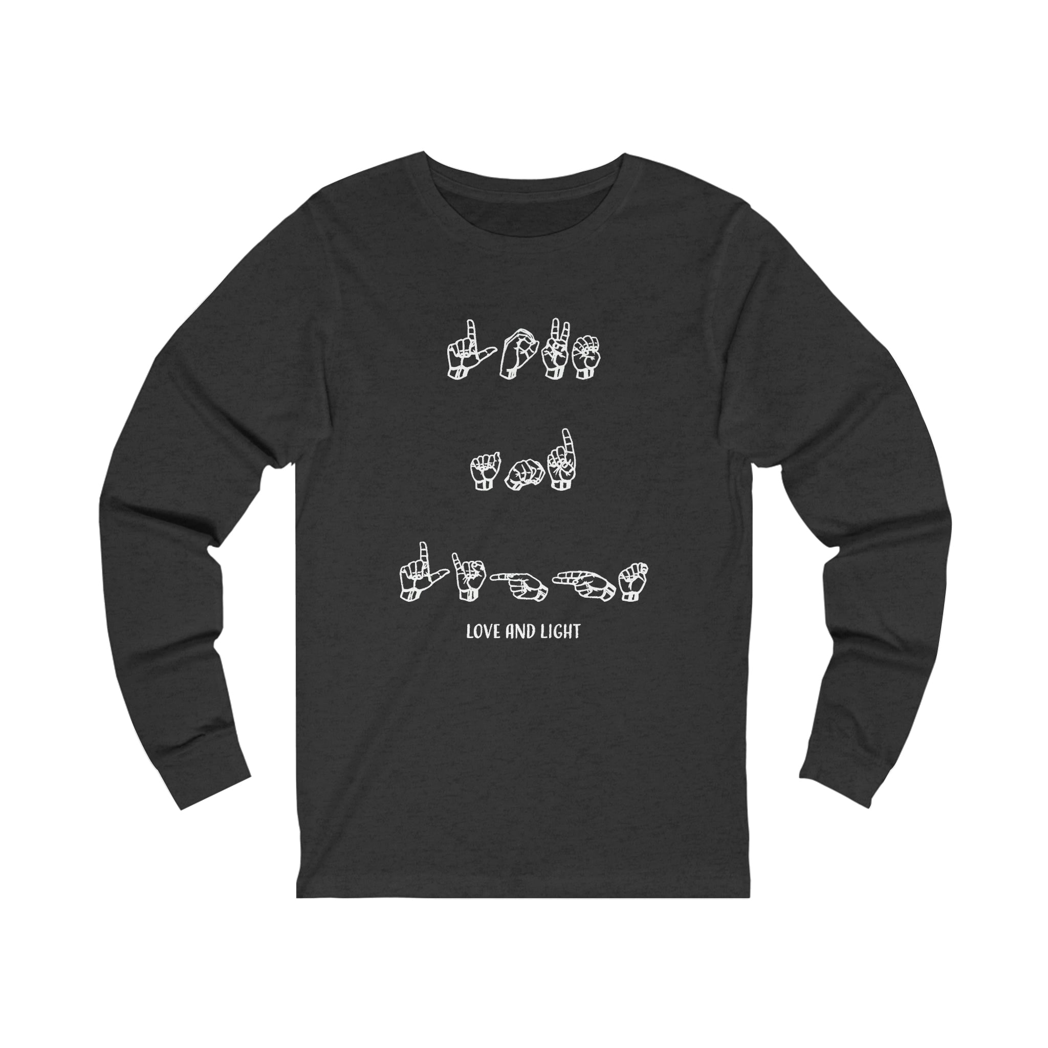 ASL - Love & Light - Unisex Jersey Long Sleeve Tee