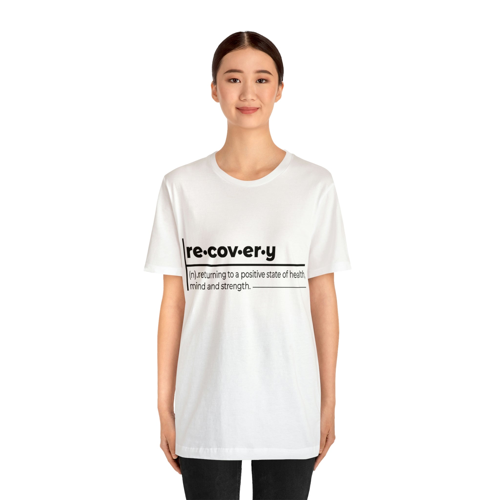 Recovery Definition - Unisex Jersey Short Sleeve Tee