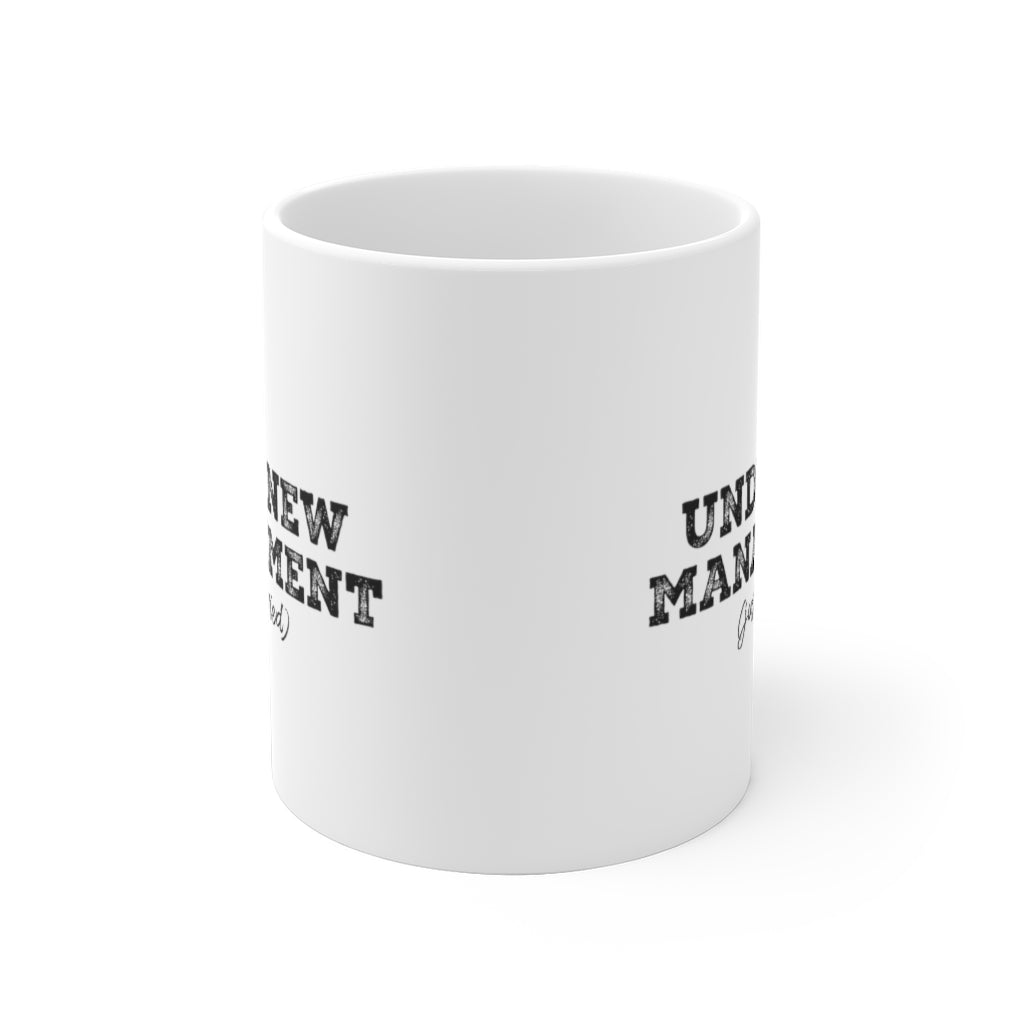 Under New Management (Just Married) - White Ceramic Mug 2 sizes Available