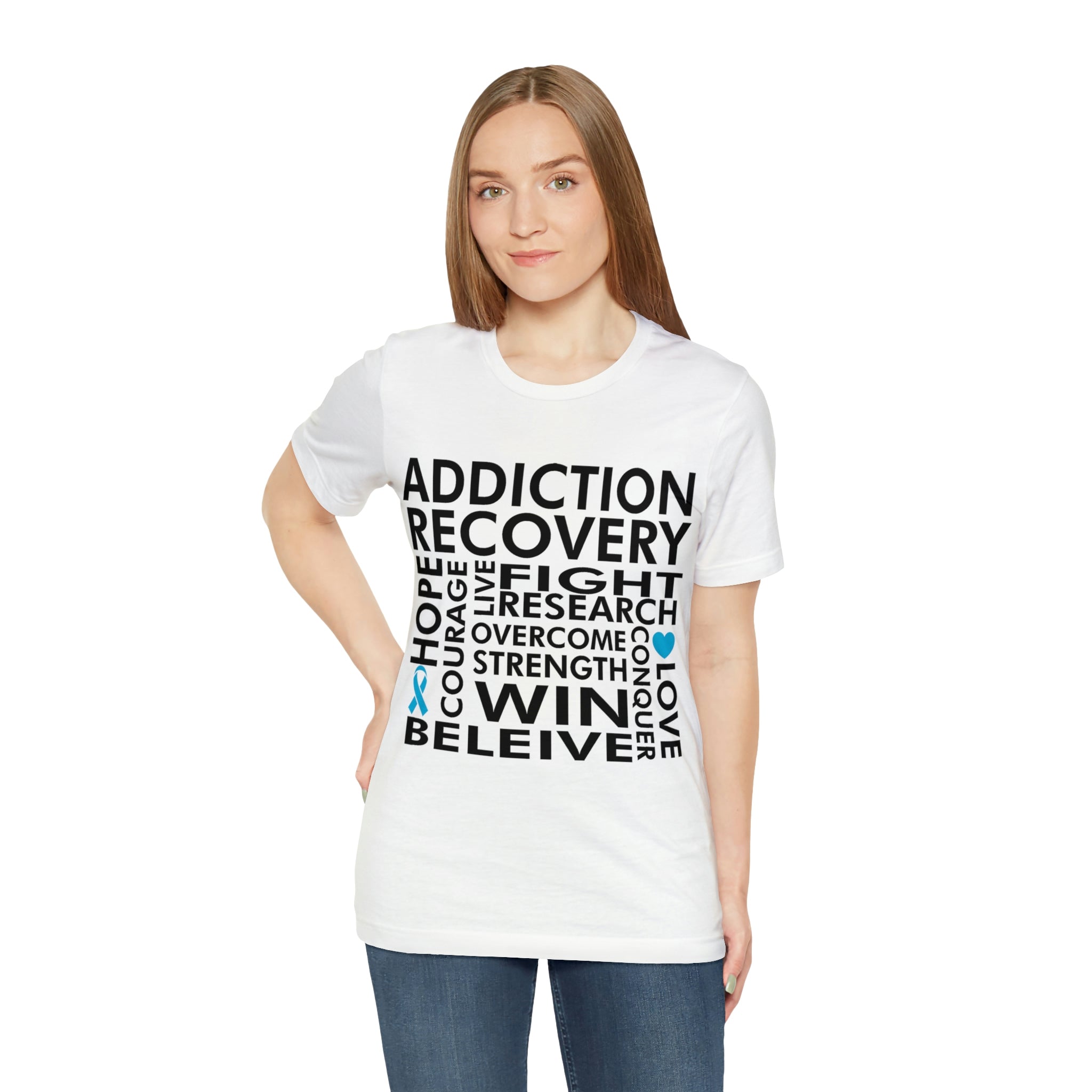 Addiction Recovery - Unisex Jersey Short Sleeve Tee