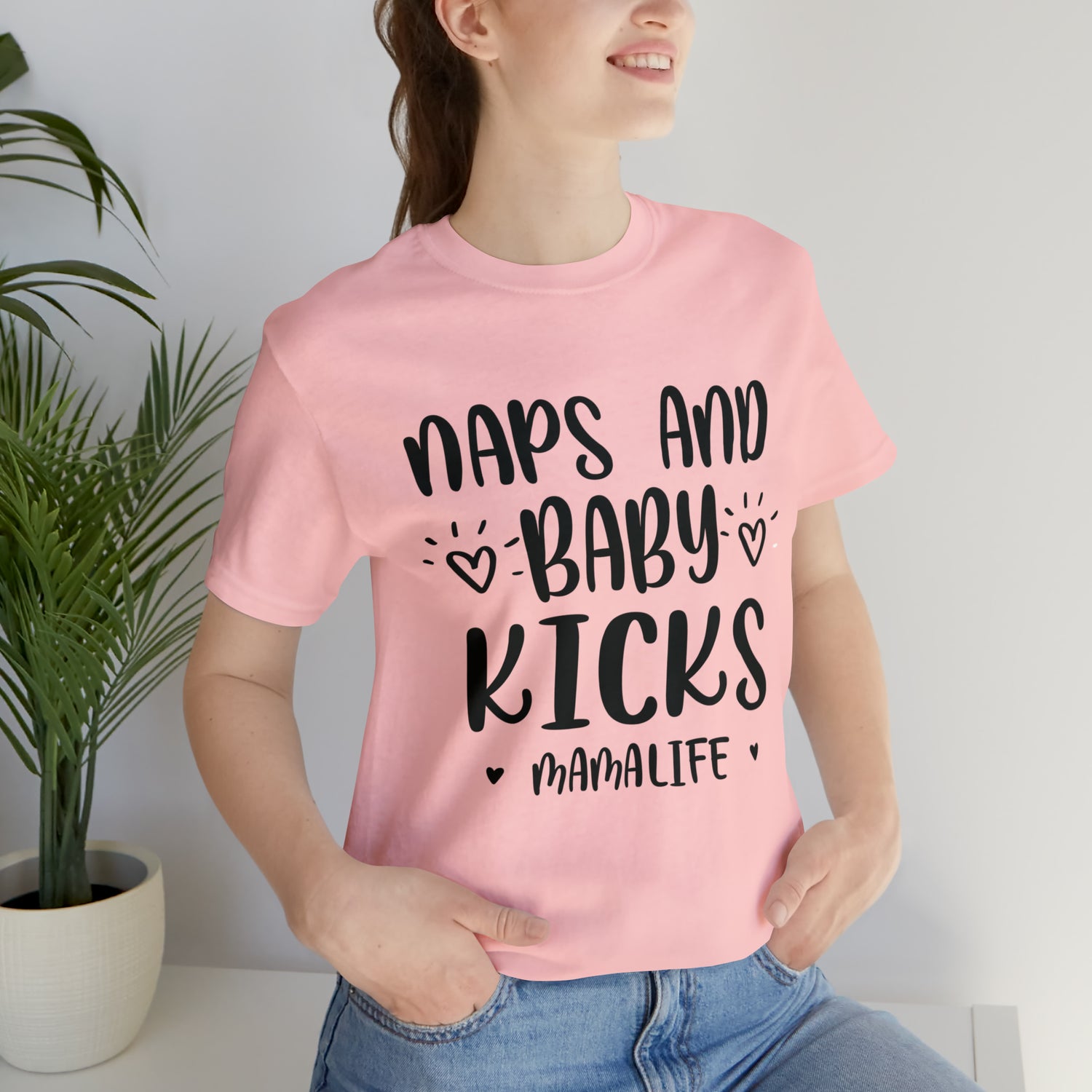 Naps & Baby Kicks - Unisex Jersey Short Sleeve Tee