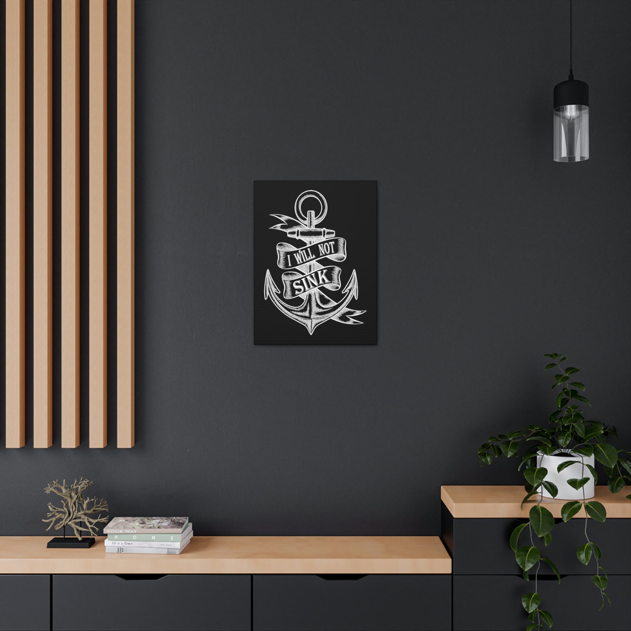 I Will Not Sink - Canvas Print