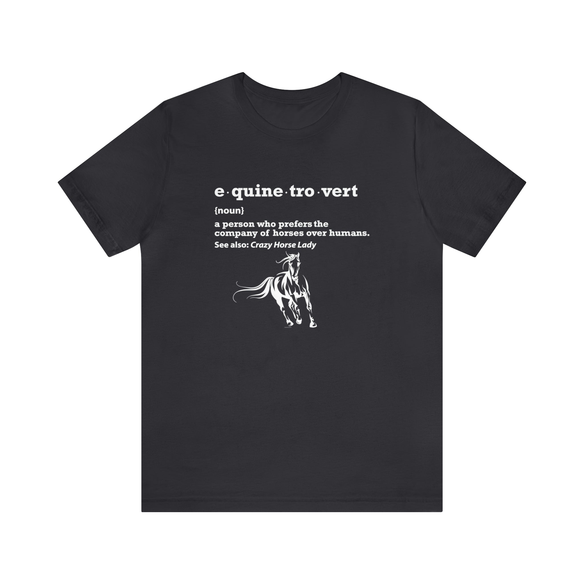 Equinetrovert Definition - Unisex Jersey Short Sleeve Tee
