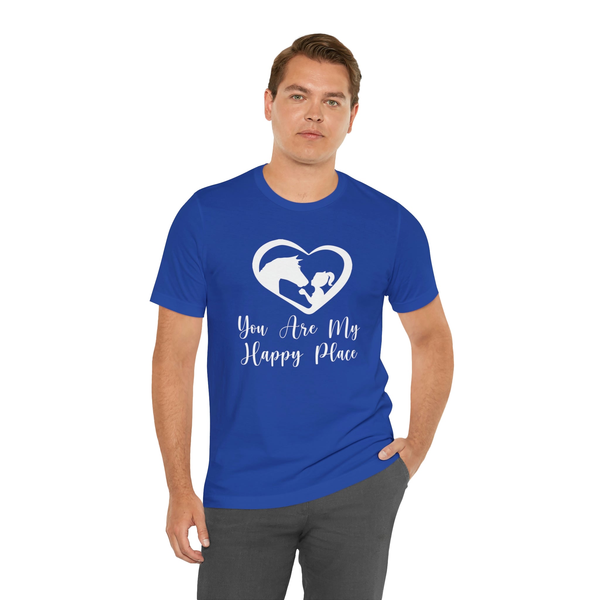 You Are My Happy Place - Unisex Jersey Short Sleeve Tee