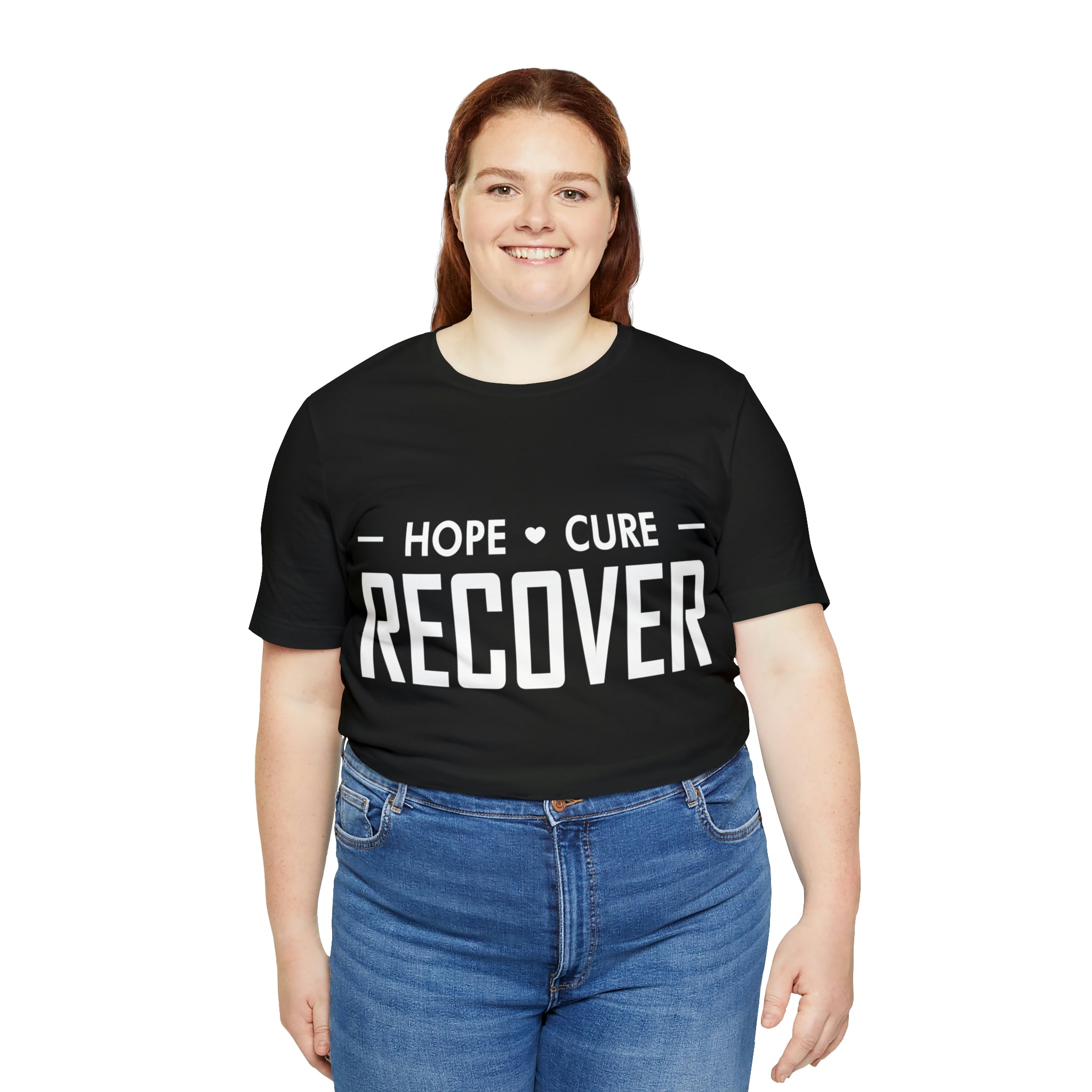 Hope Cure Recover - Unisex Jersey Short Sleeve Tee