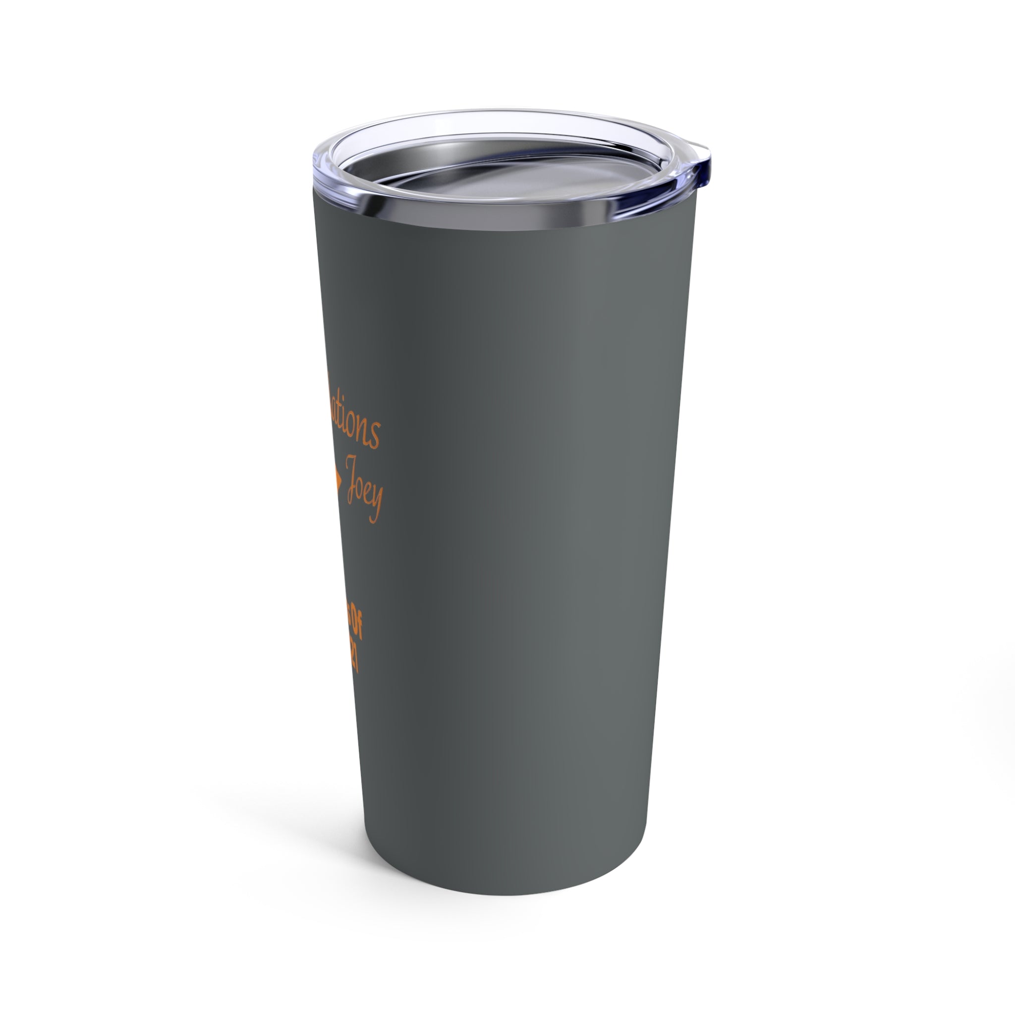 Congratulations With Year & Name Customizable - Tumbler 20oz