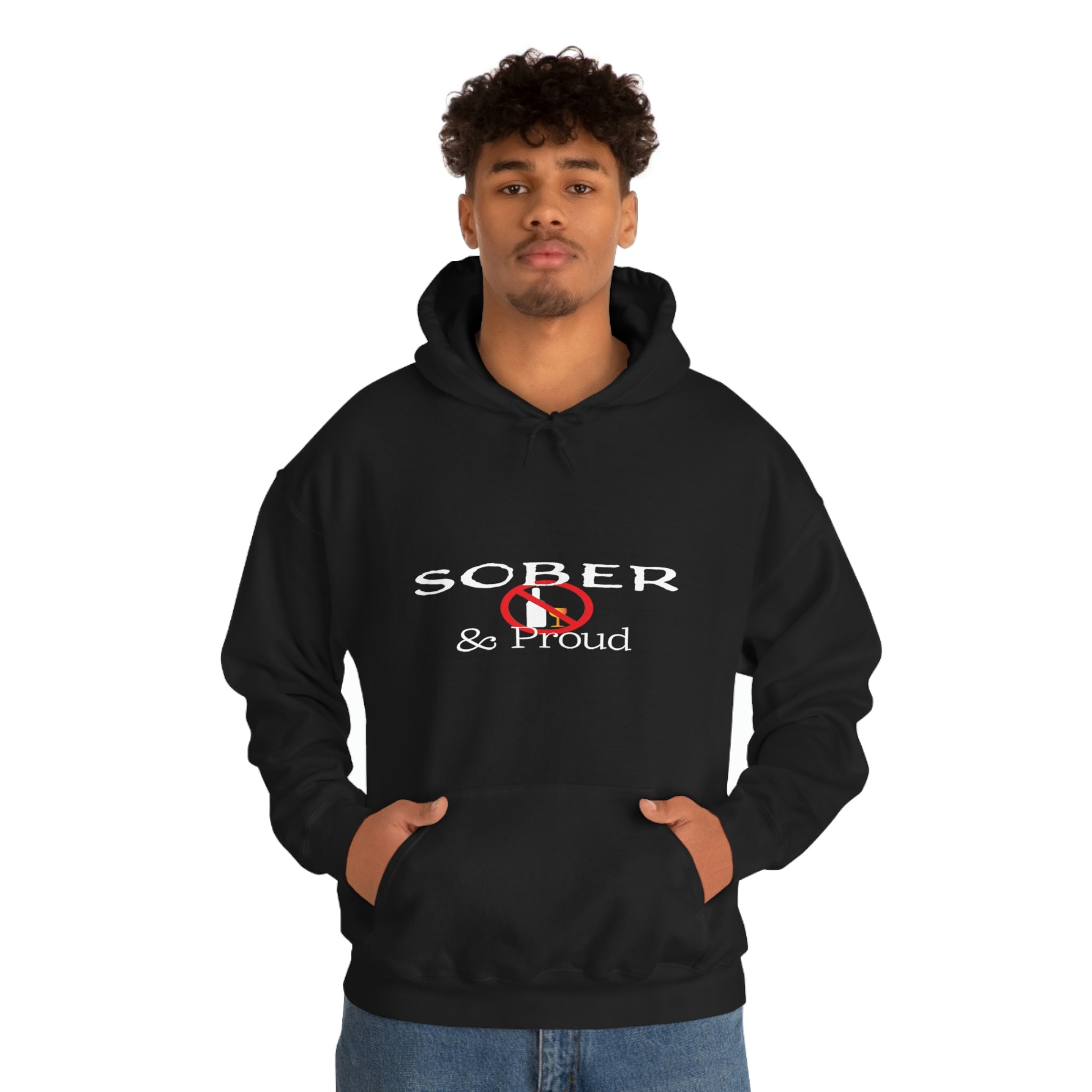 Sober & Proud - Unisex Heavy Blend™ Hooded Sweatshirt