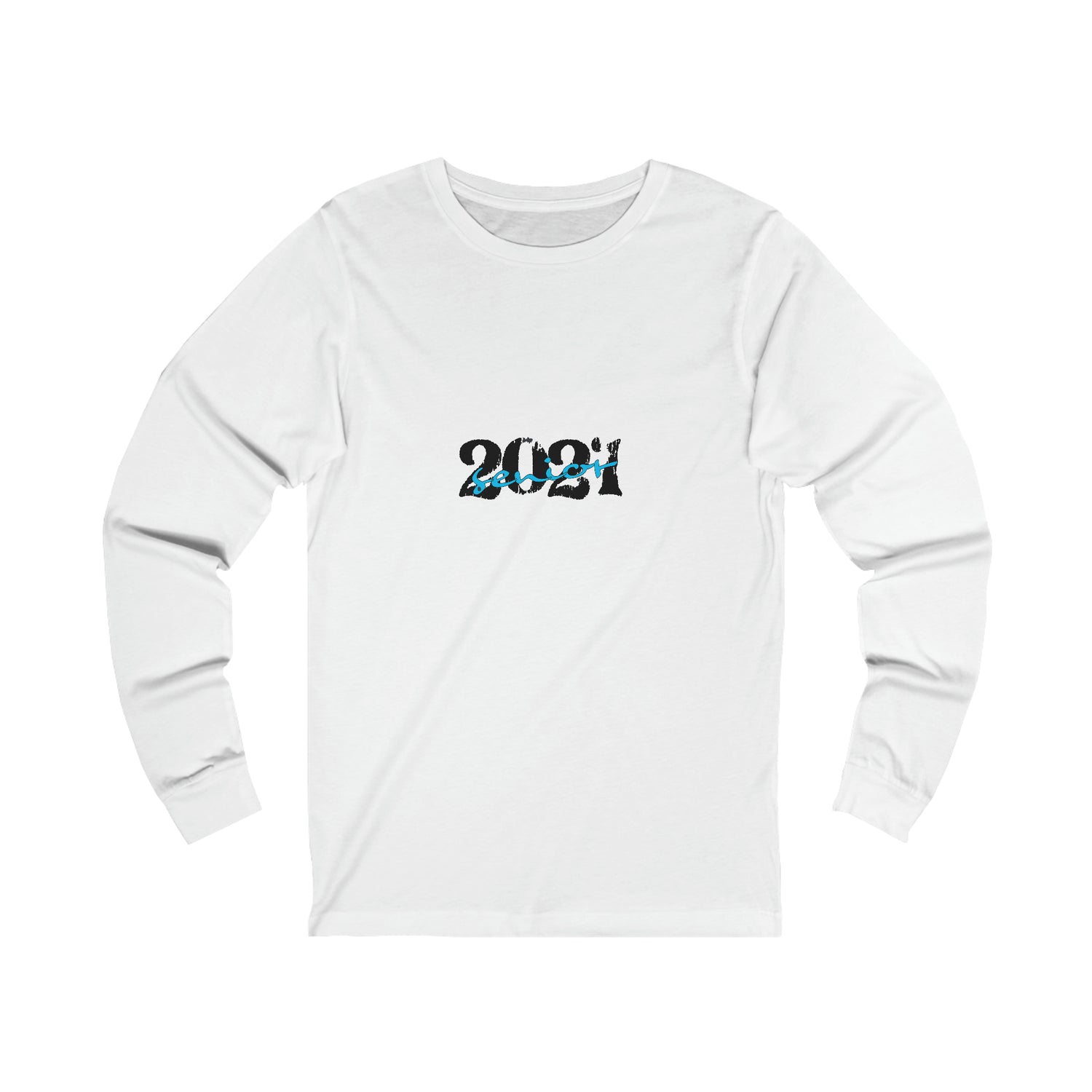 Senior With Class Year Customizable - Unisex Jersey Long Sleeve Tee