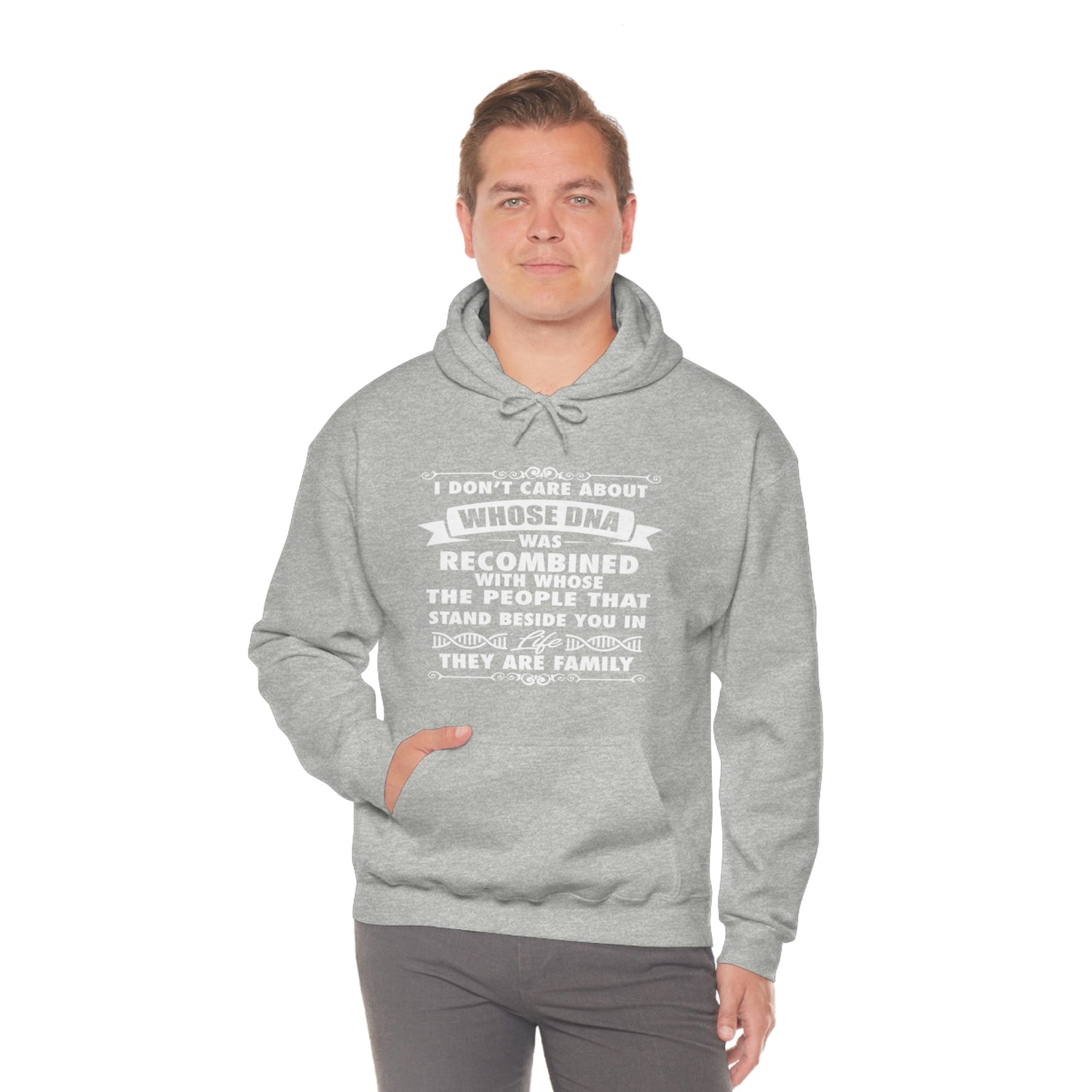 People That Stand Beside You Are Family - Unisex Heavy Blend™ Hooded Sweatshirt