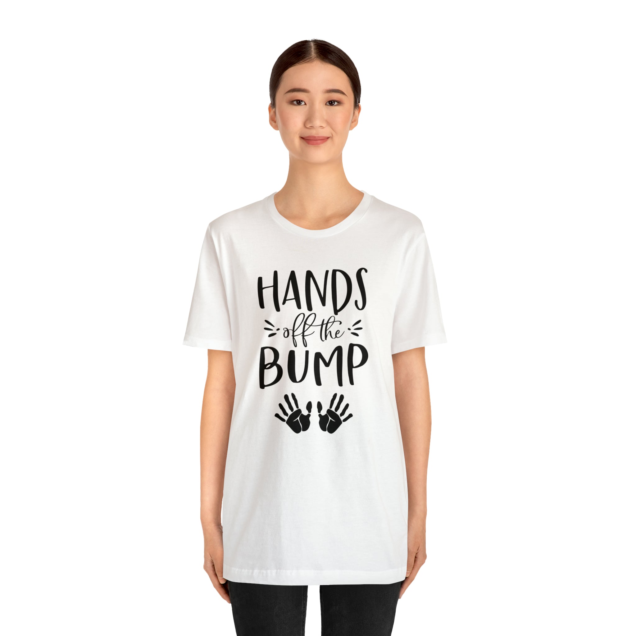 Hands Off The Bump - Unisex Jersey Short Sleeve Tee