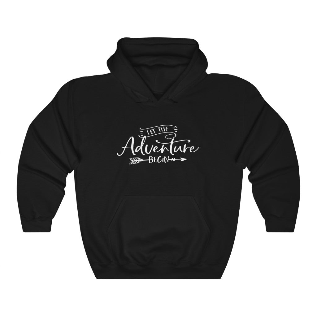 Let The Adventure Begin - Unisex Heavy Blend™ Hooded Sweatshirt