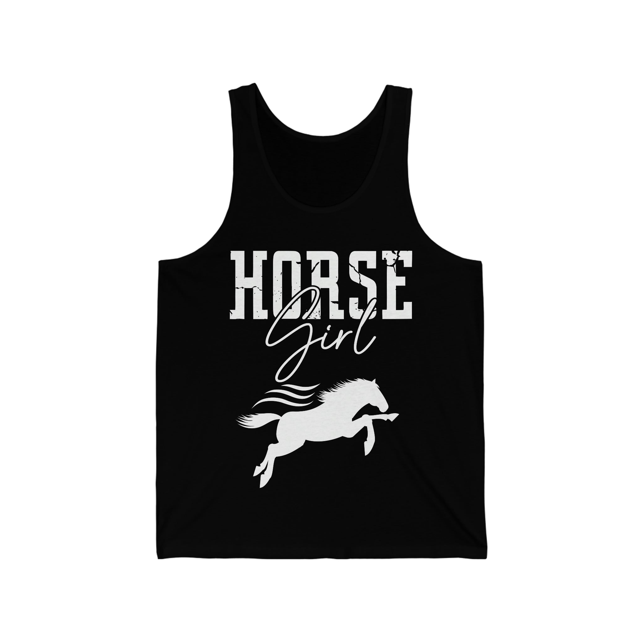 Horse Girl - Unisex Jersey Tank Top