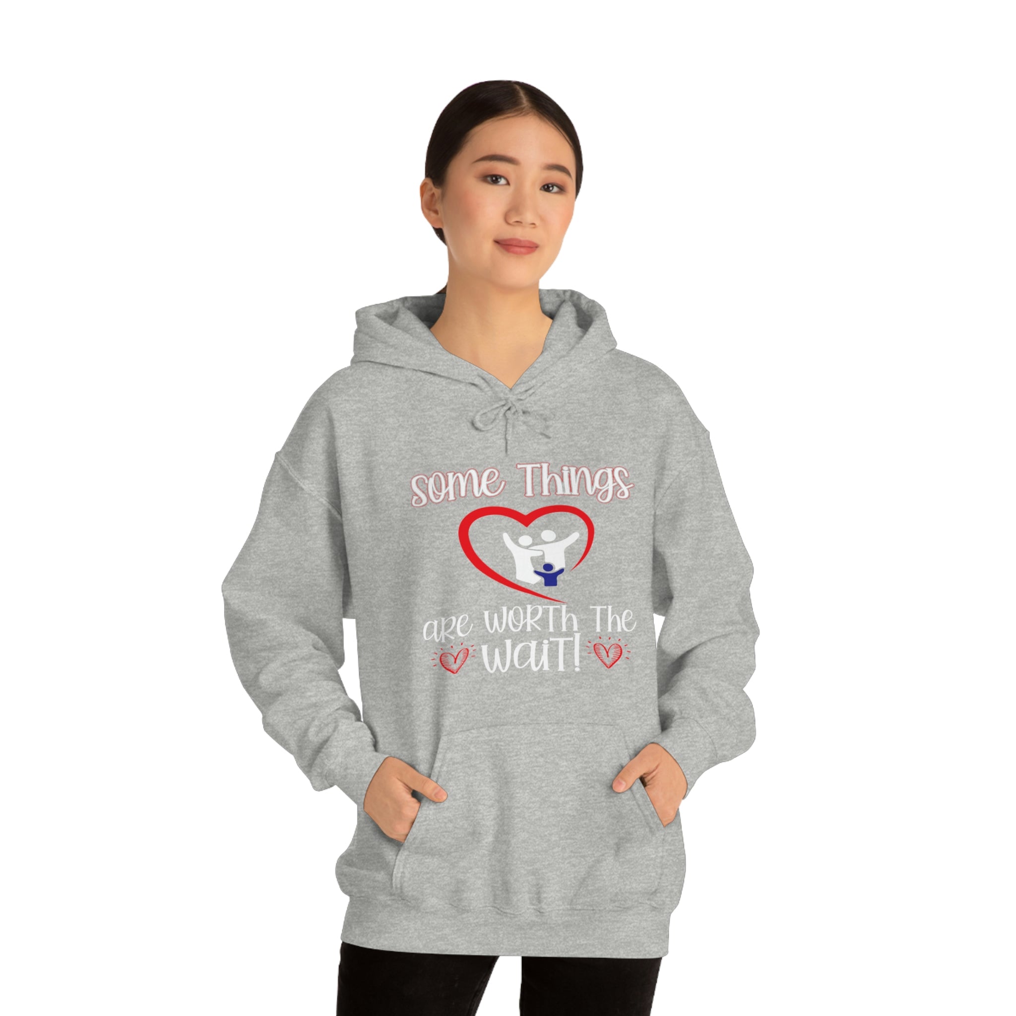 Some Things Are Worth The Wait - Unisex Heavy Blend™ Hooded Sweatshirt