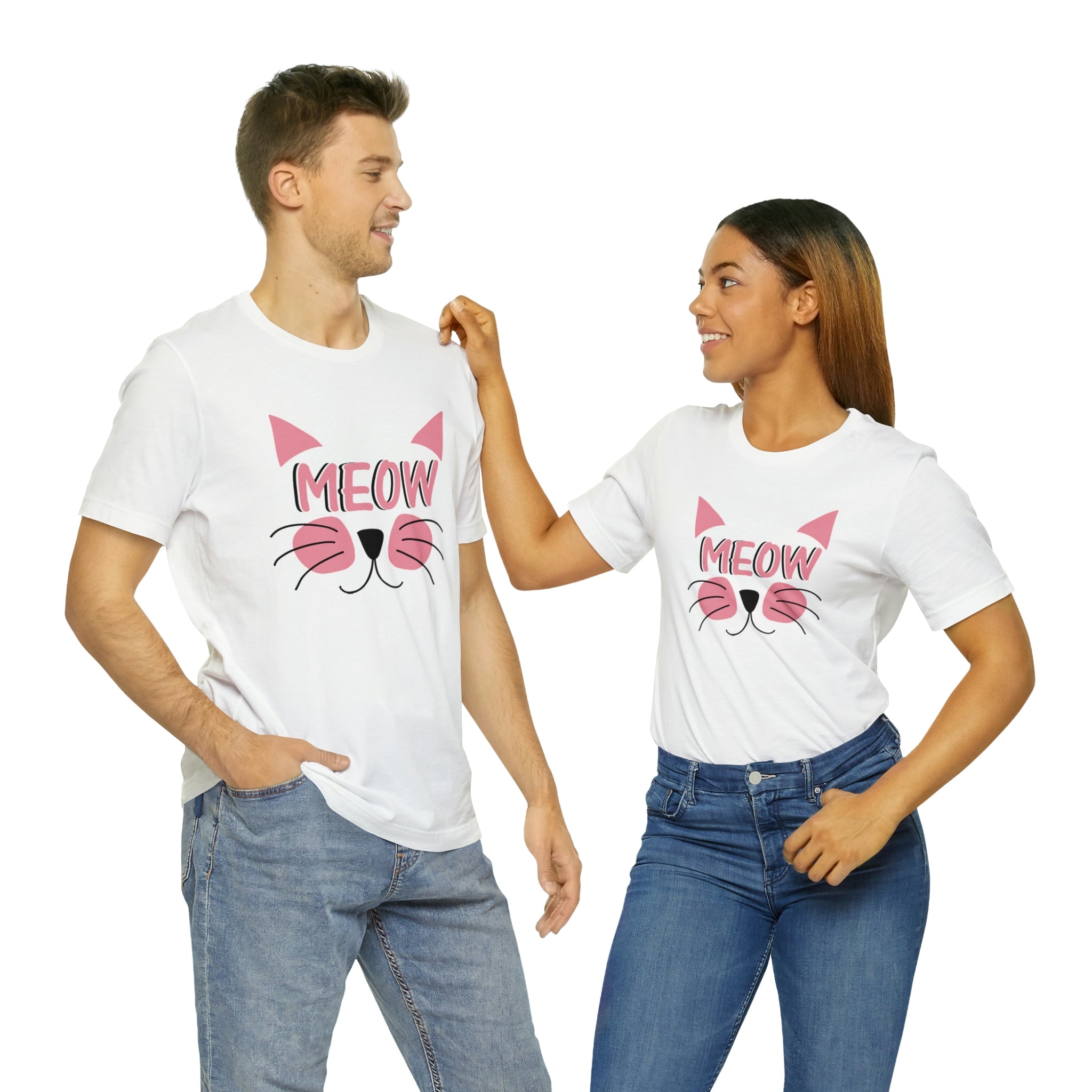 Meow - Unisex Jersey Short Sleeve Tee