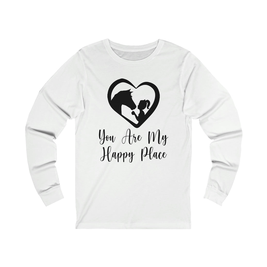 You Are My Happy Place - Unisex Jersey Long Sleeve Tee