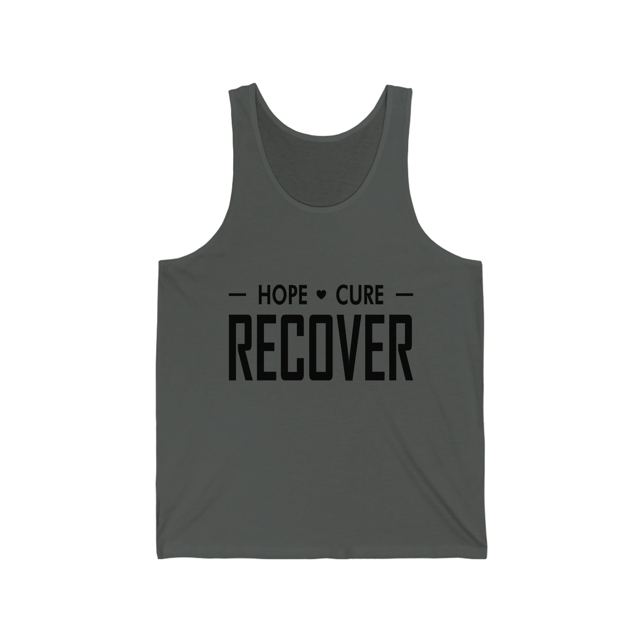 Hope Cure Recover - Unisex Jersey Tank Top