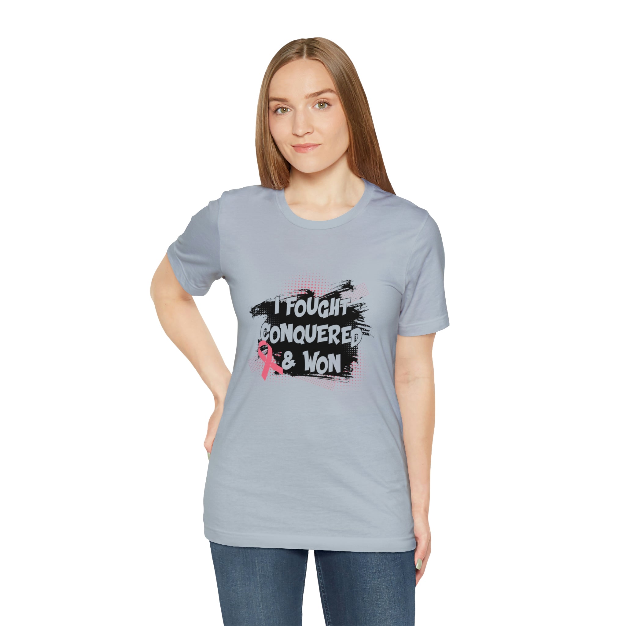 I Fought Conquered & Won - Unisex Jersey Short Sleeve Tee