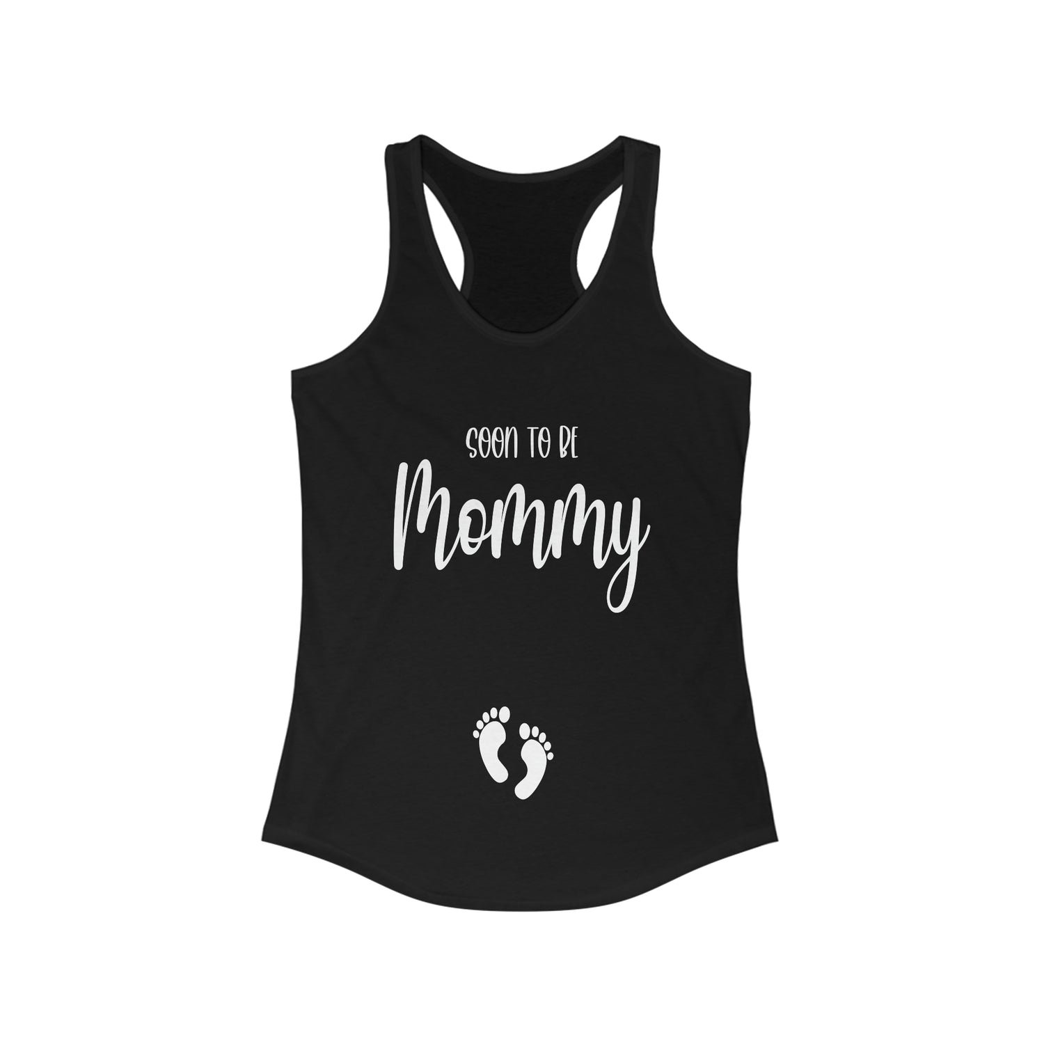 Soon To Be Mommy - Racerback Tank Top