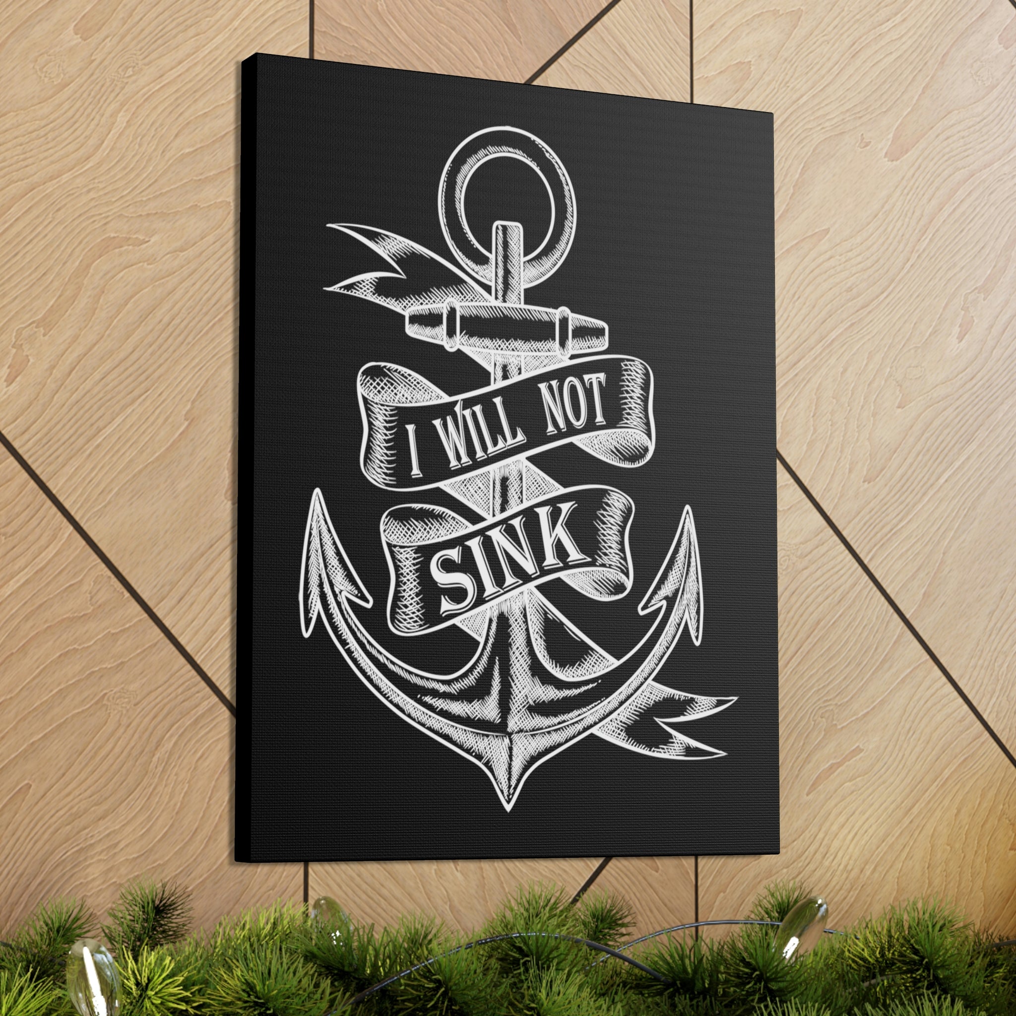 I Will Not Sink - Canvas Print