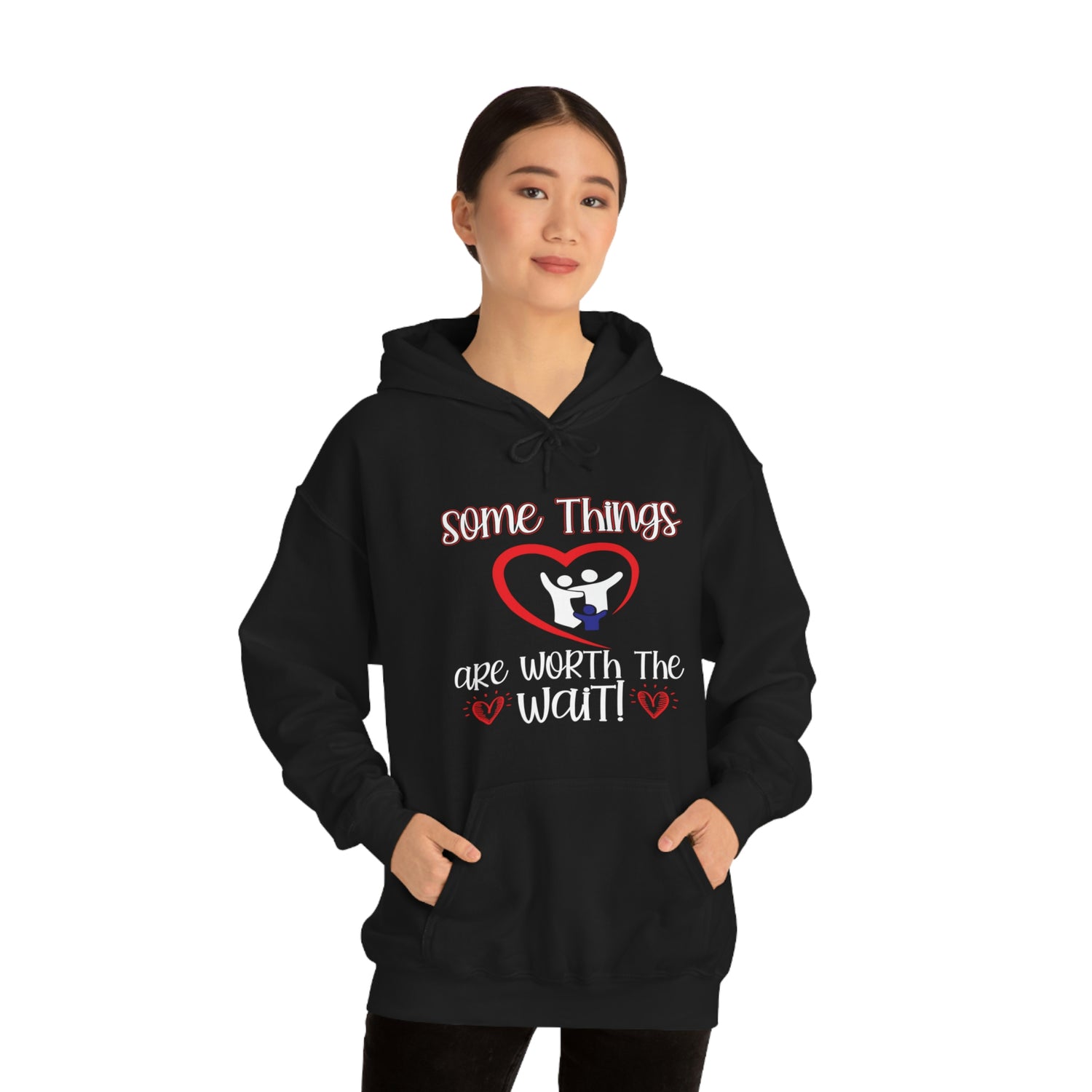 Some Things Are Worth The Wait - Unisex Heavy Blend™ Hooded Sweatshirt