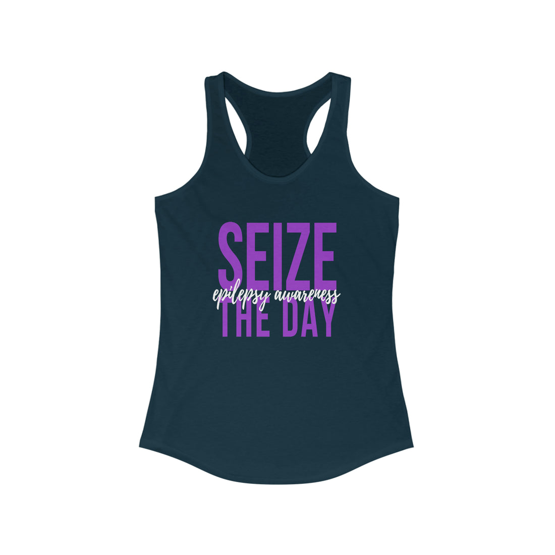 Seize The Day Epilepsy Awareness - Racerback Tank Top