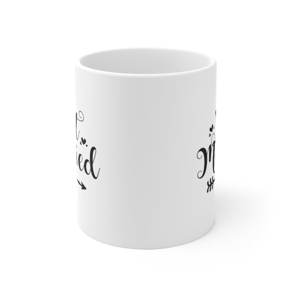 Just Married - White Ceramic Mug 2 sizes Available