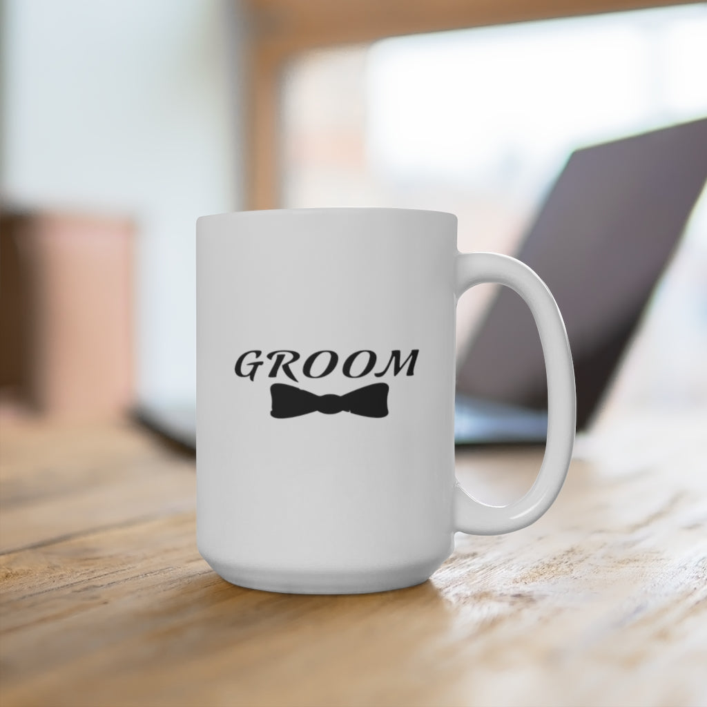 Groom - White Ceramic Mug 2 sizes Available