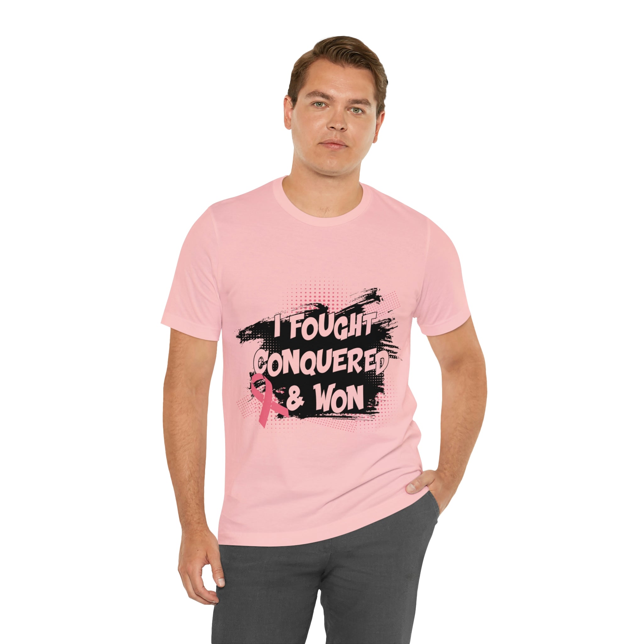 I Fought Conquered & Won - Unisex Jersey Short Sleeve Tee