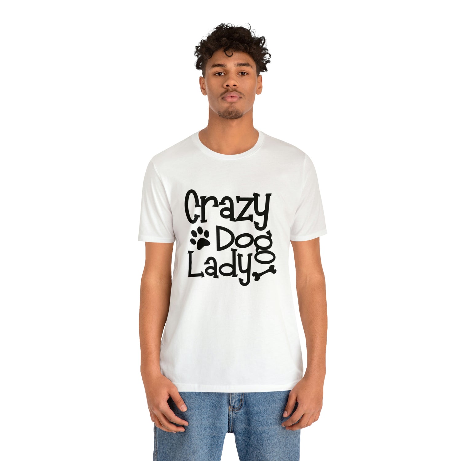 Crazy Dog Lady - Unisex Jersey Short Sleeve Tee