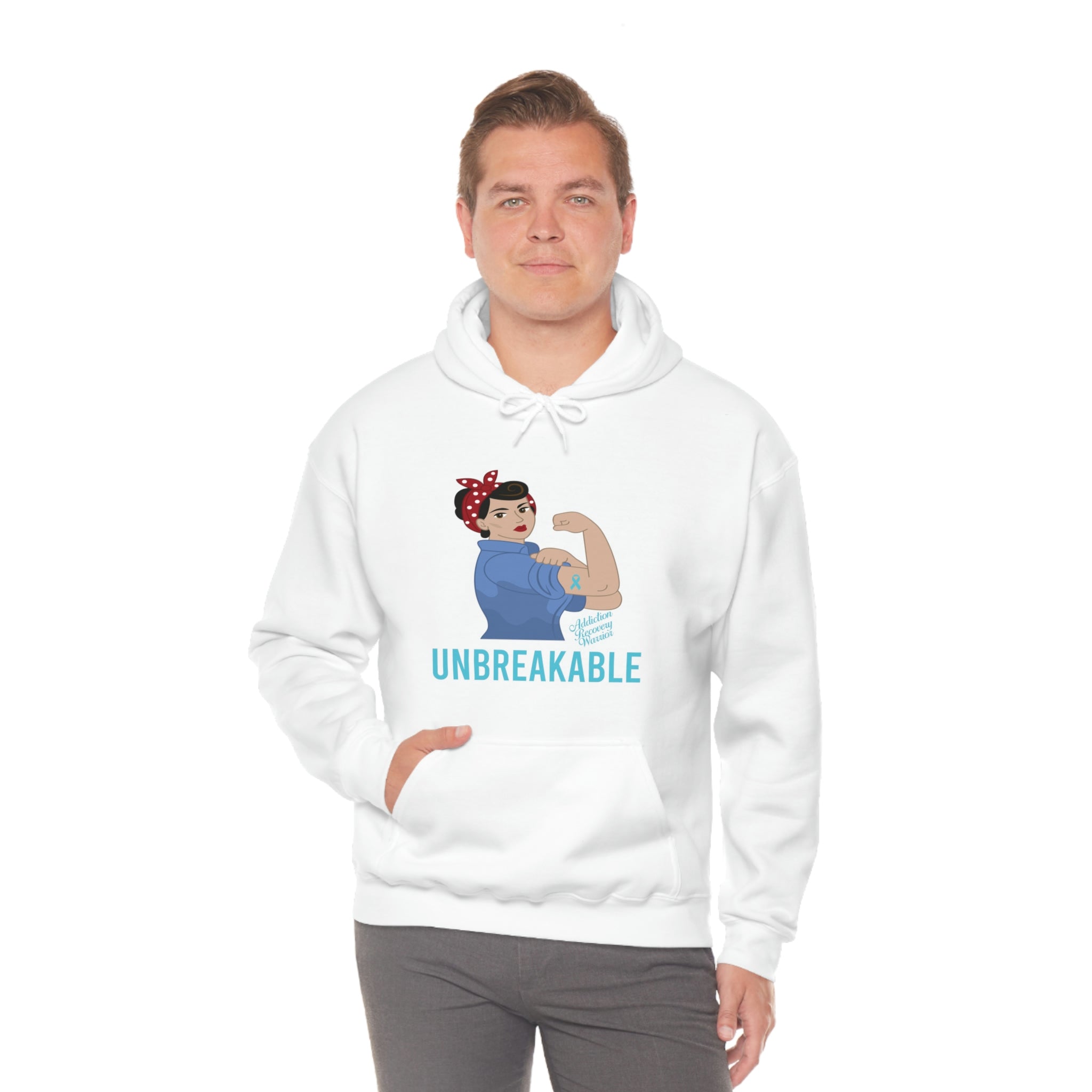 Unbreakable - Unisex Heavy Blend™ Hooded Sweatshirt