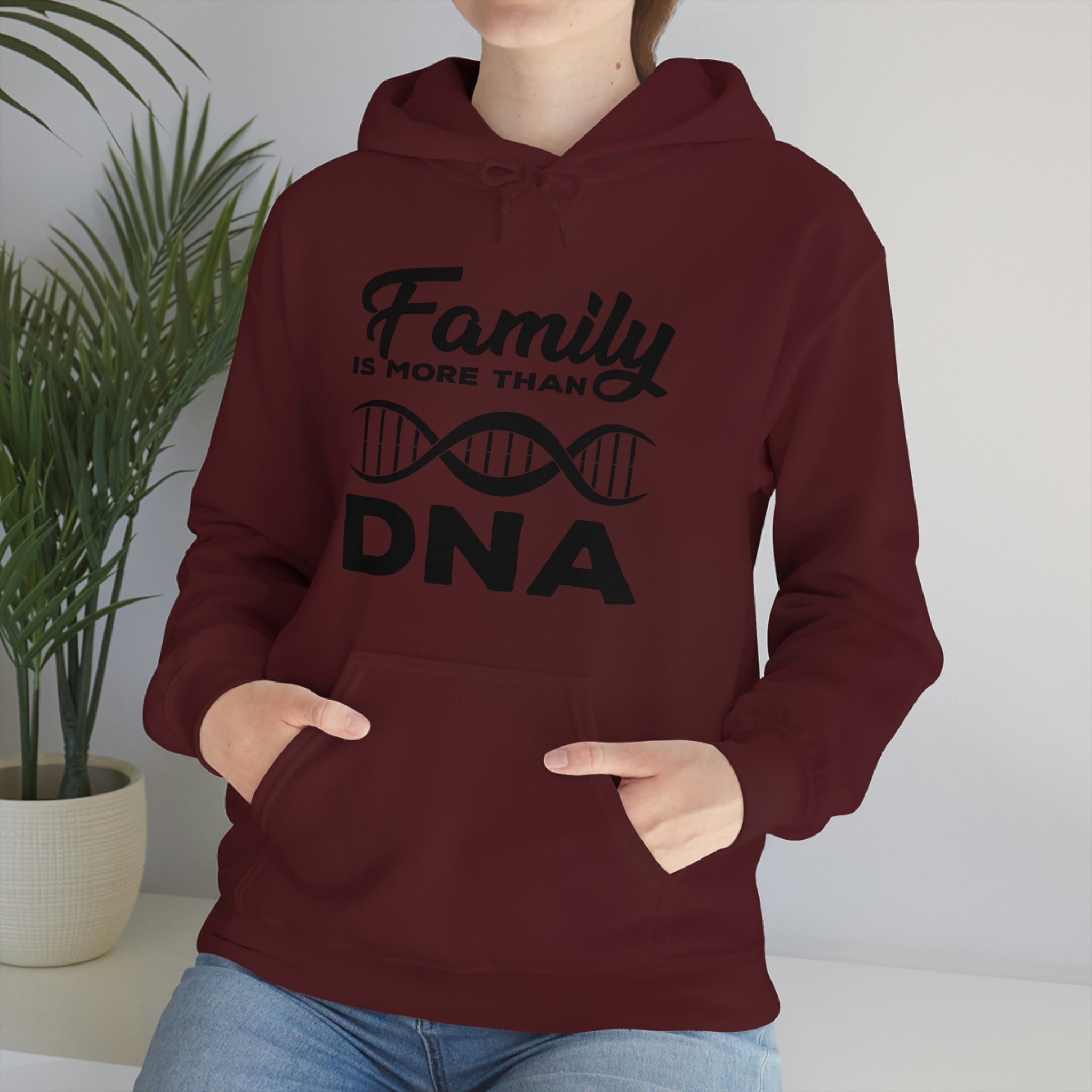 Family Is More Than DNA - Unisex Heavy Blend™ Hooded Sweatshirt