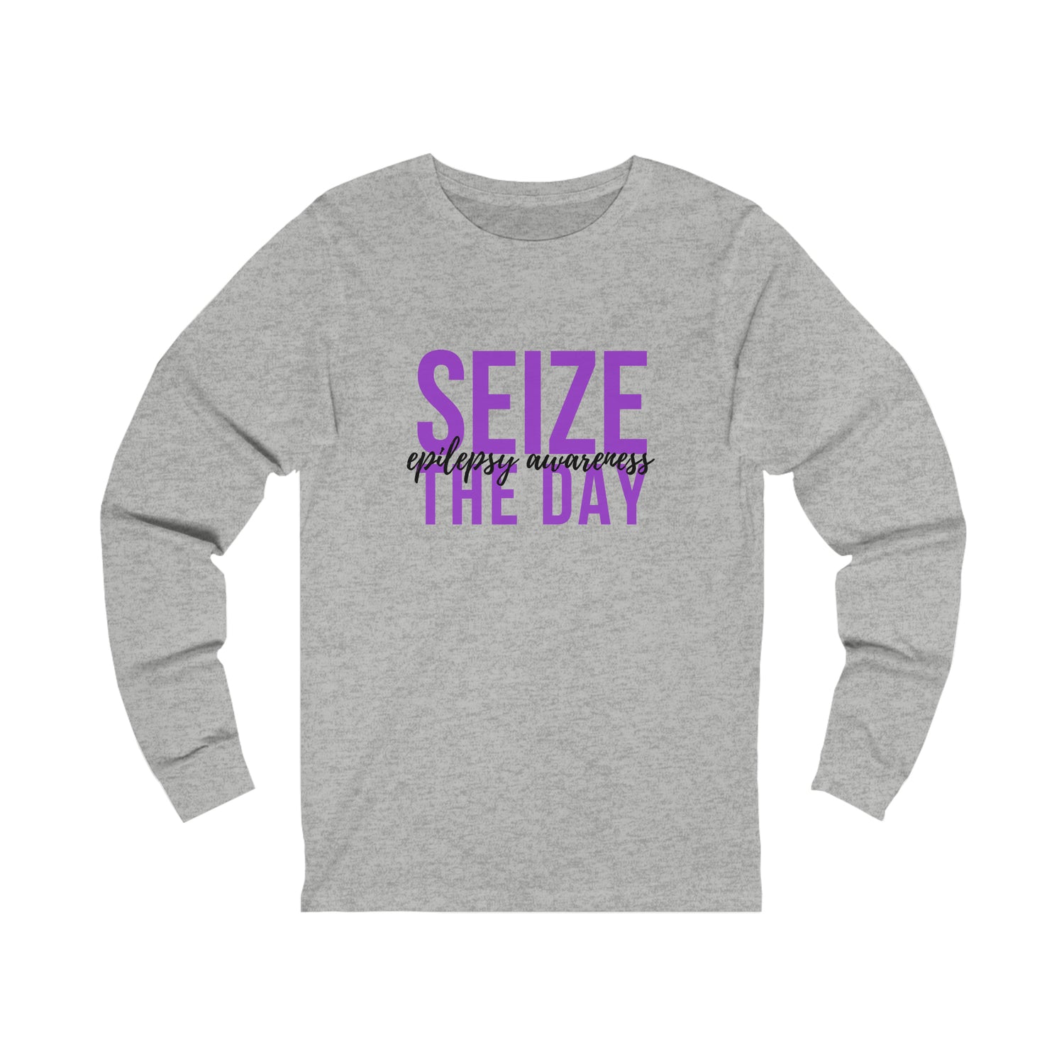 Seize The Day Epilepsy Awareness - Unisex Jersey Long Sleeve Tee