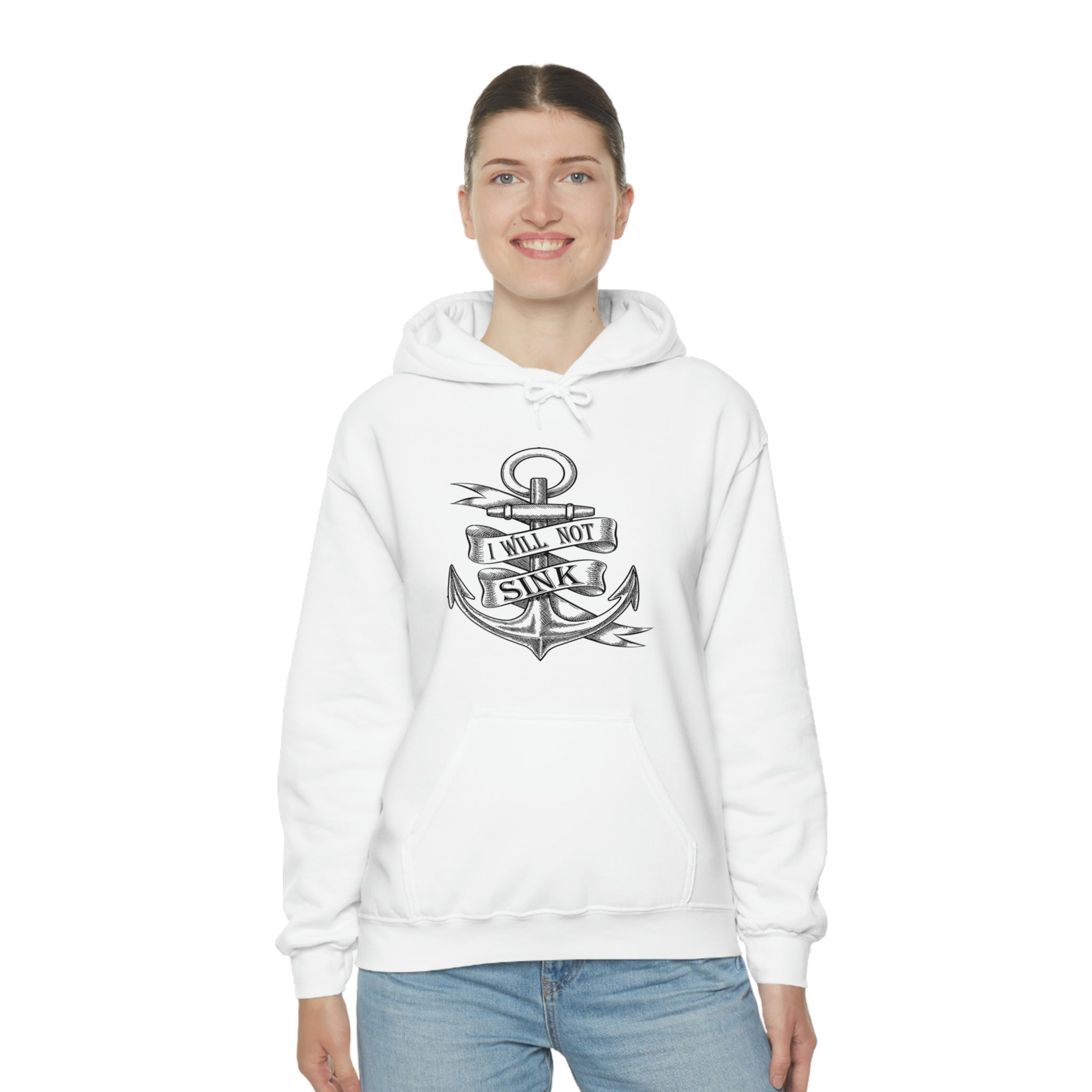I Will Not Sink - Unisex Heavy Blend™ Hooded Sweatshirt