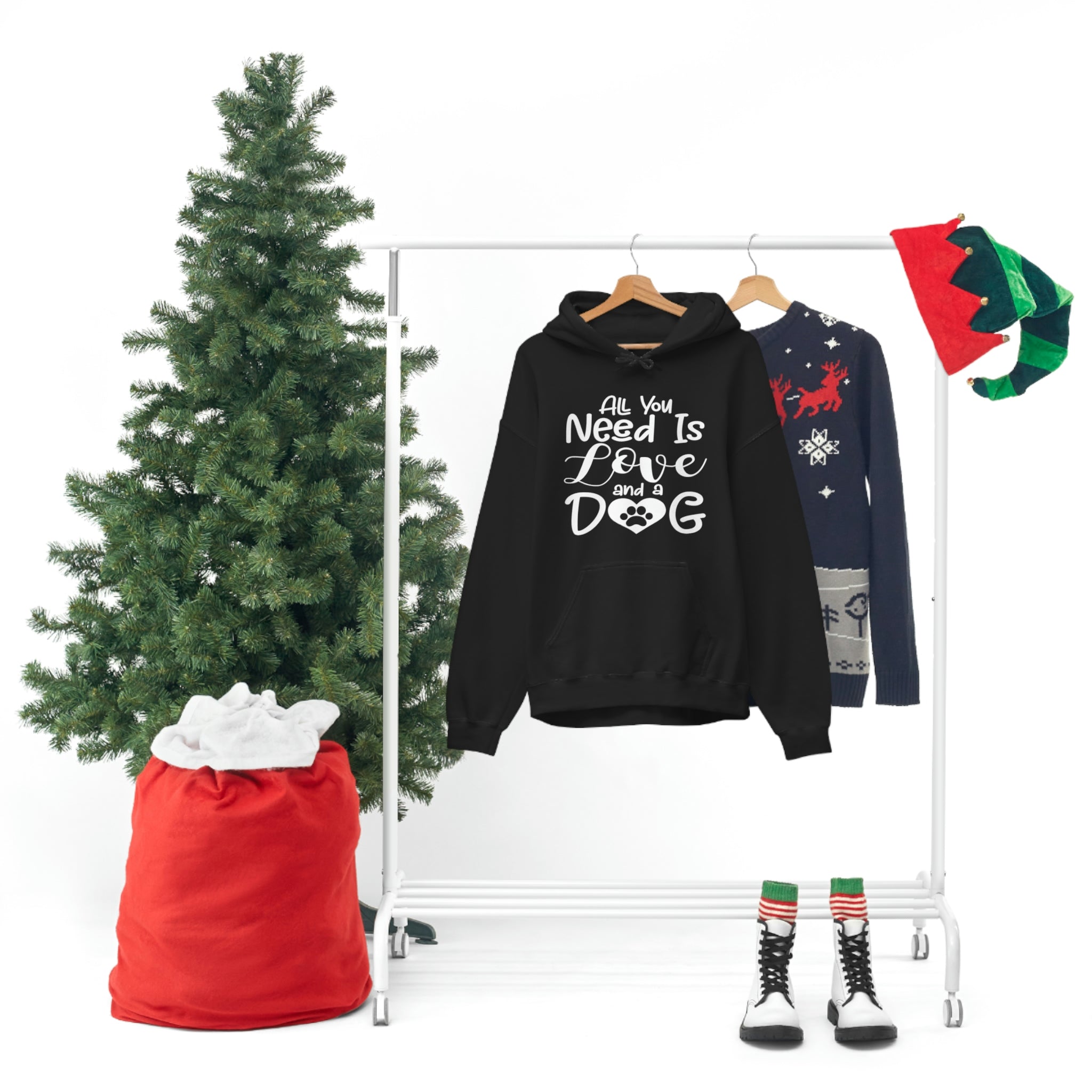 All You Need Is Love & A Dog - Unisex Heavy Blend™ Hooded Sweatshirt