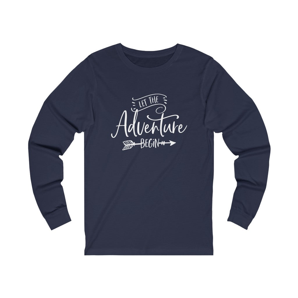Let The Adventure Begin - Unisex Jersey Long Sleeve Tee