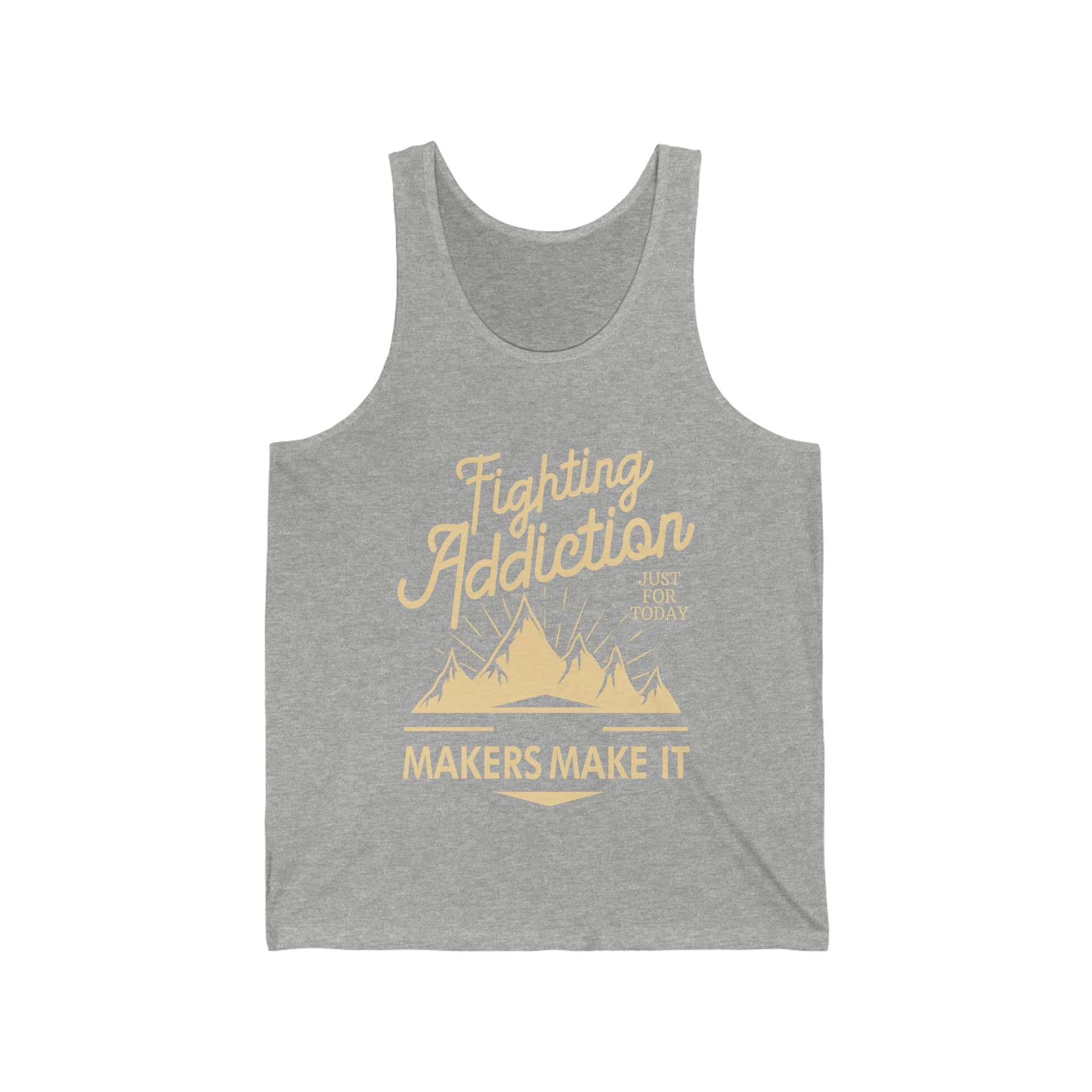 Fighting Addiction - Unisex Jersey Tank Top