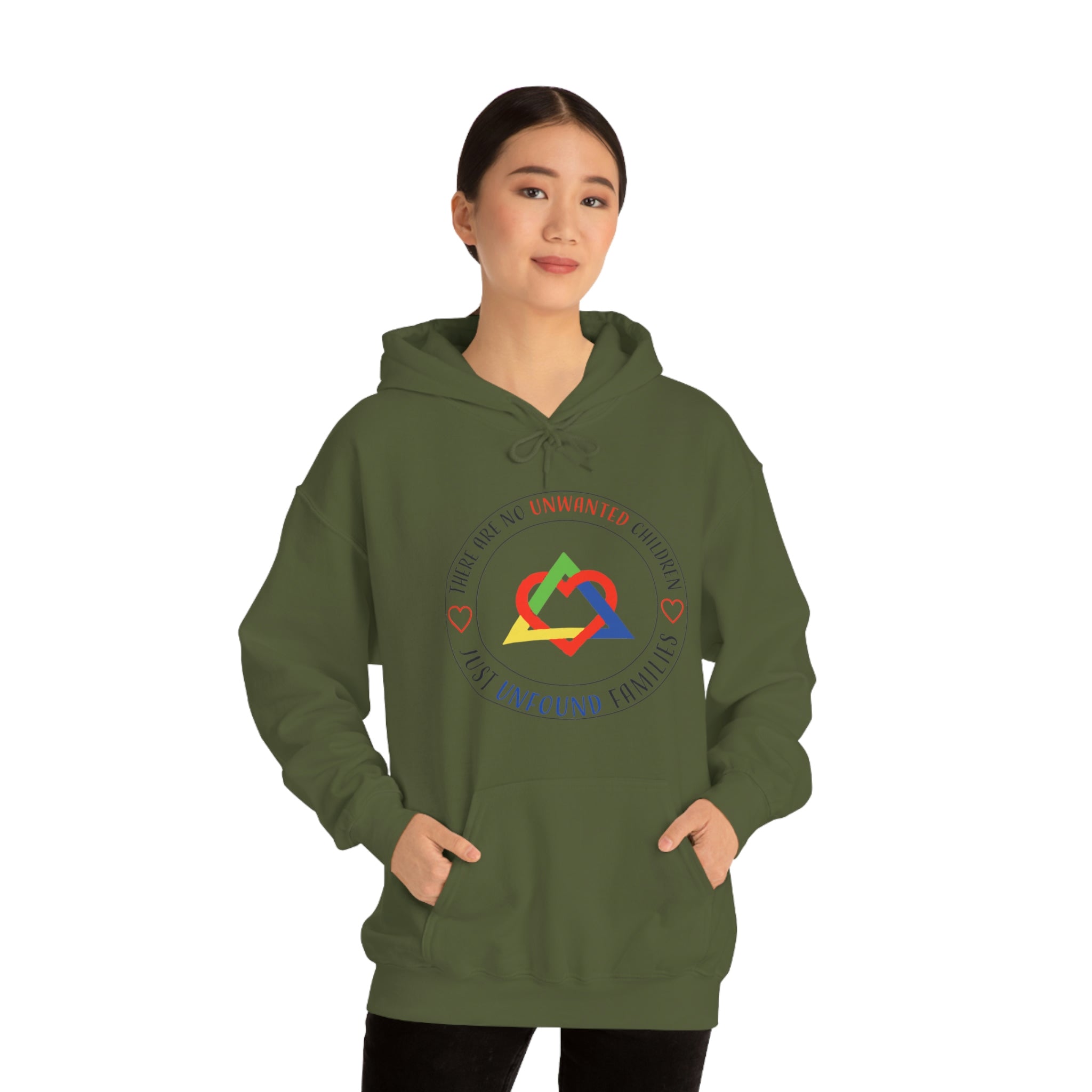 There Are No Unwanted Children Only Unfound Families - Unisex Heavy Blend™ Hooded Sweatshirt