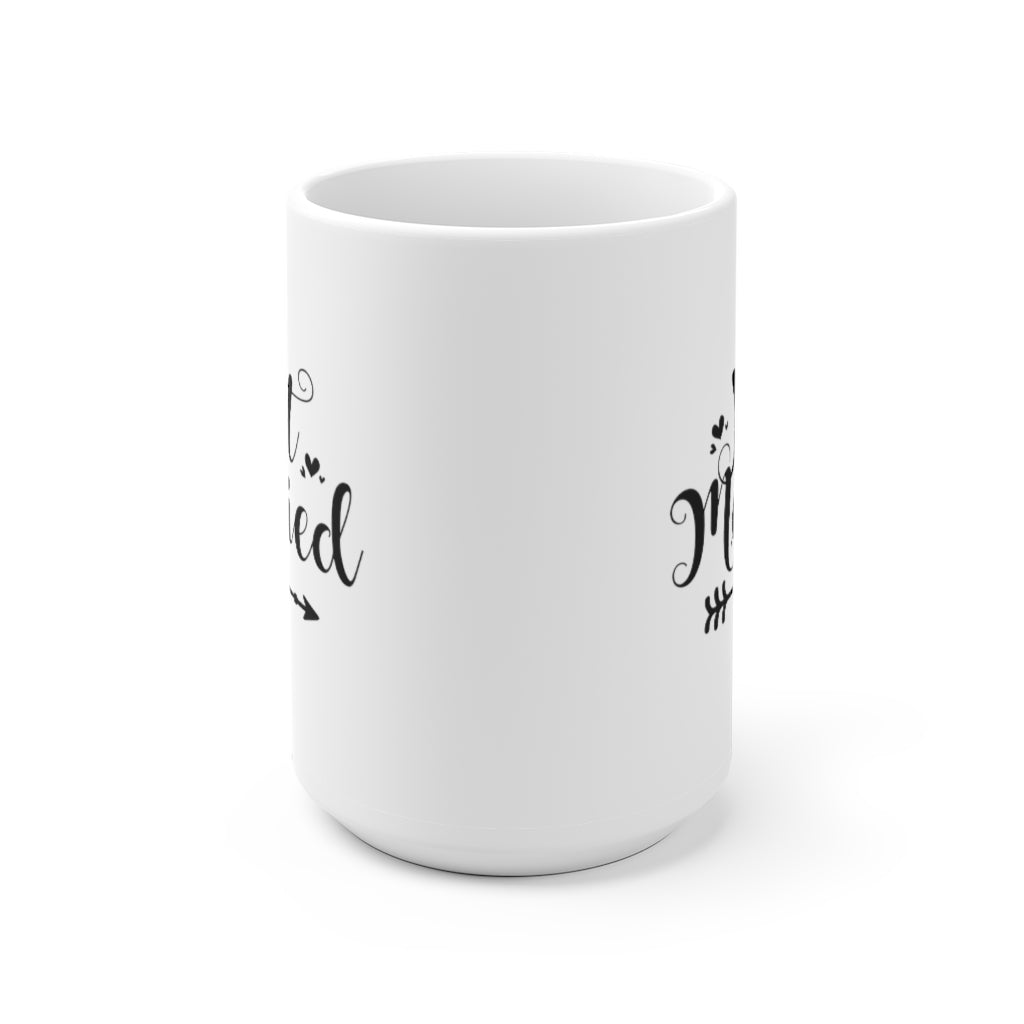 Just Married - White Ceramic Mug 2 sizes Available
