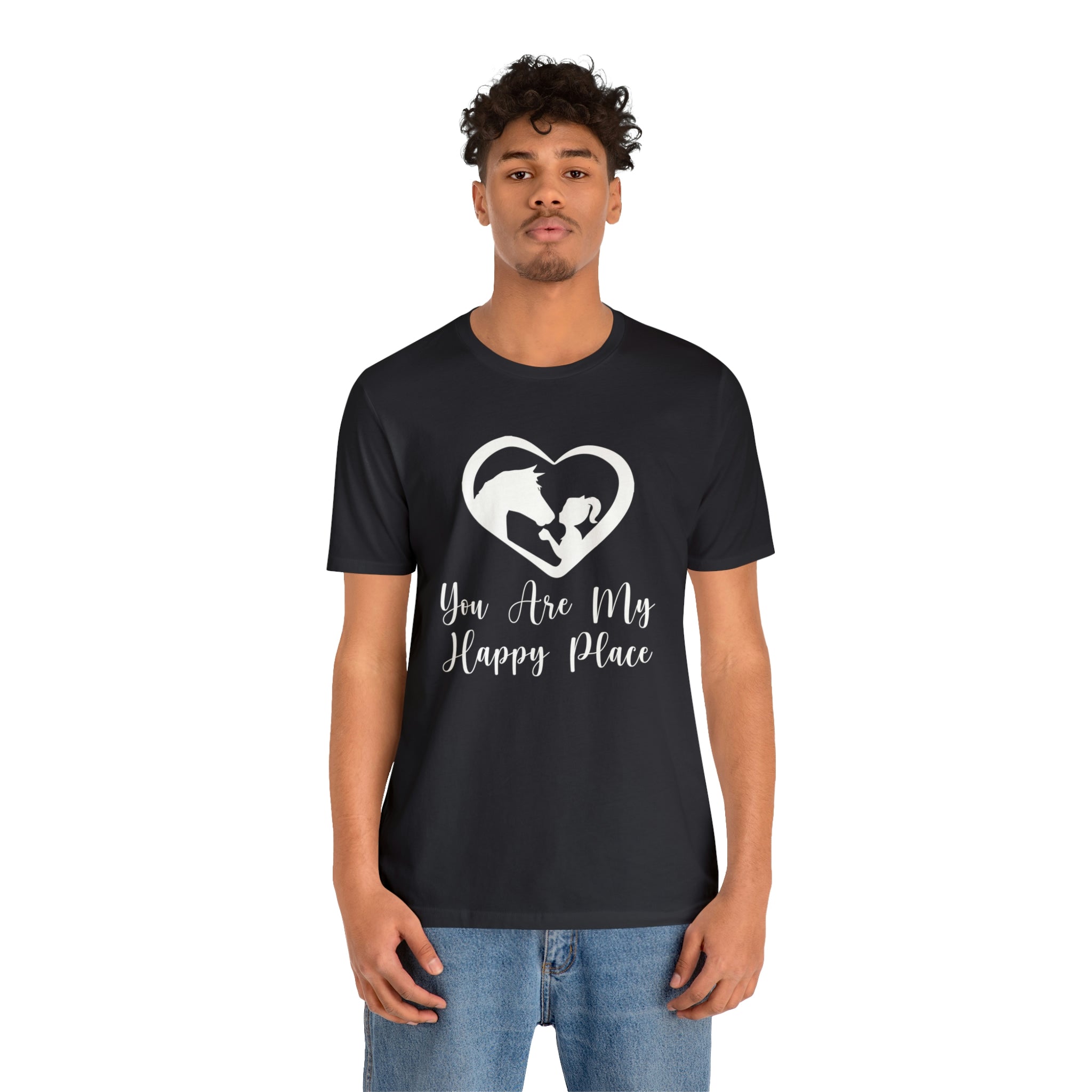 You Are My Happy Place - Unisex Jersey Short Sleeve Tee