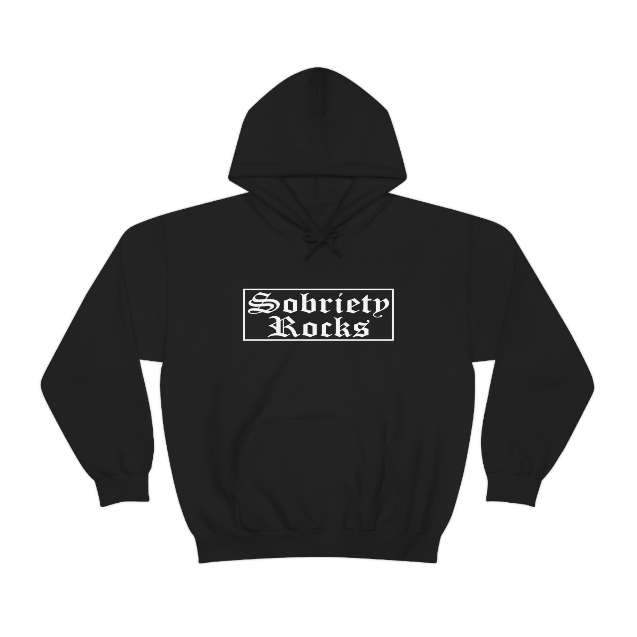 Sobriety Rocks - Unisex Heavy Blend™ Hooded Sweatshirt