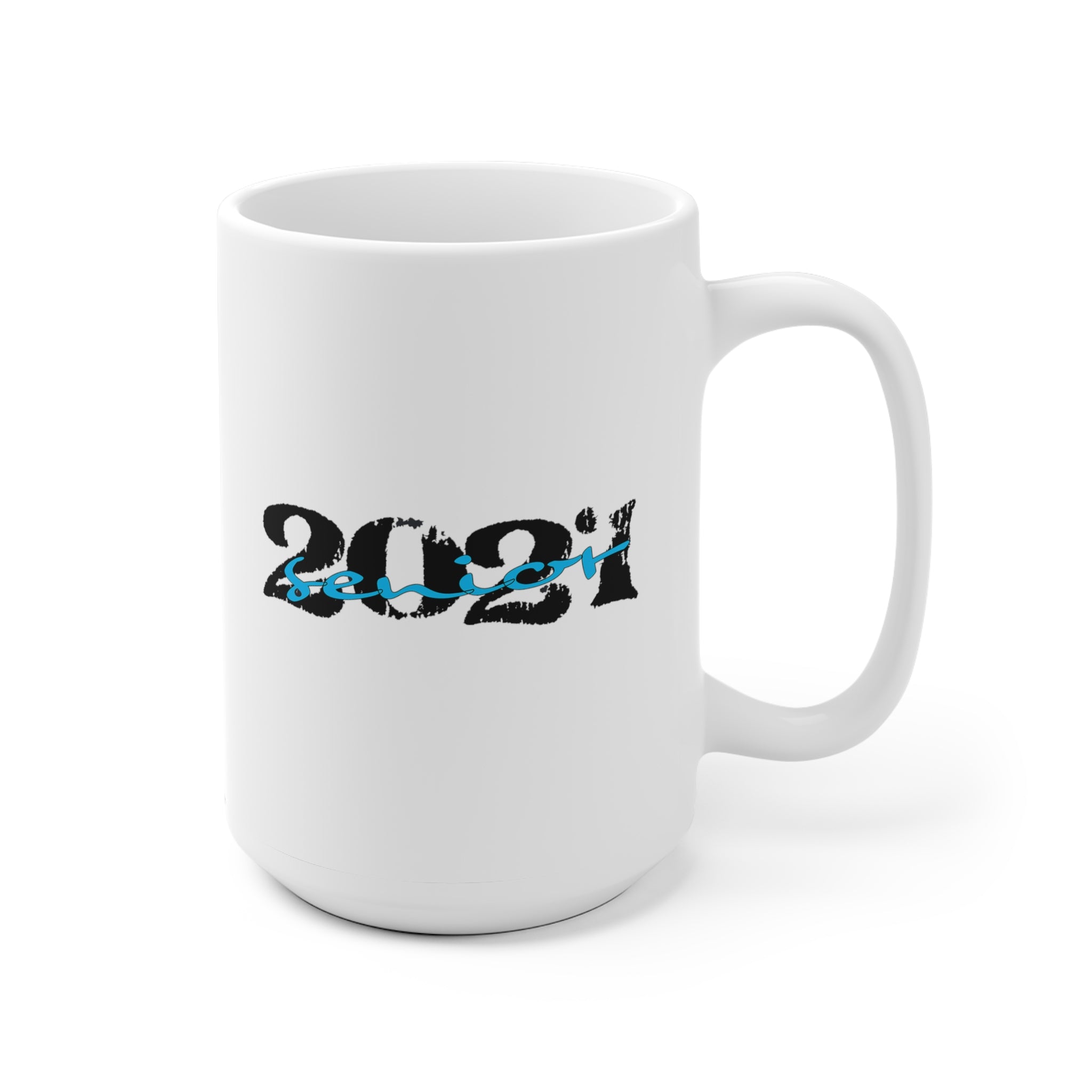 Senior With Class Year Customizable - White Ceramic Mug 2 sizes Available