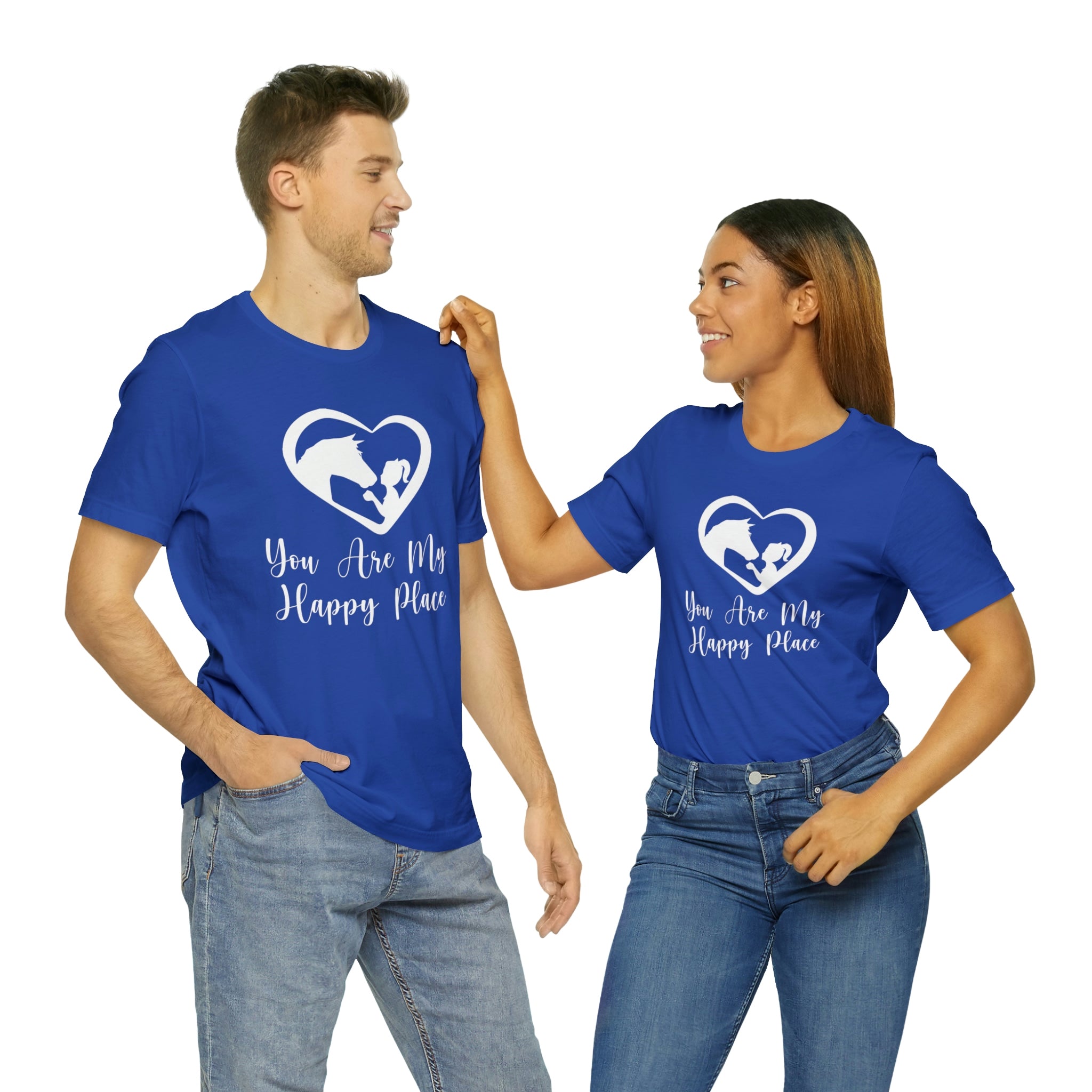 You Are My Happy Place - Unisex Jersey Short Sleeve Tee