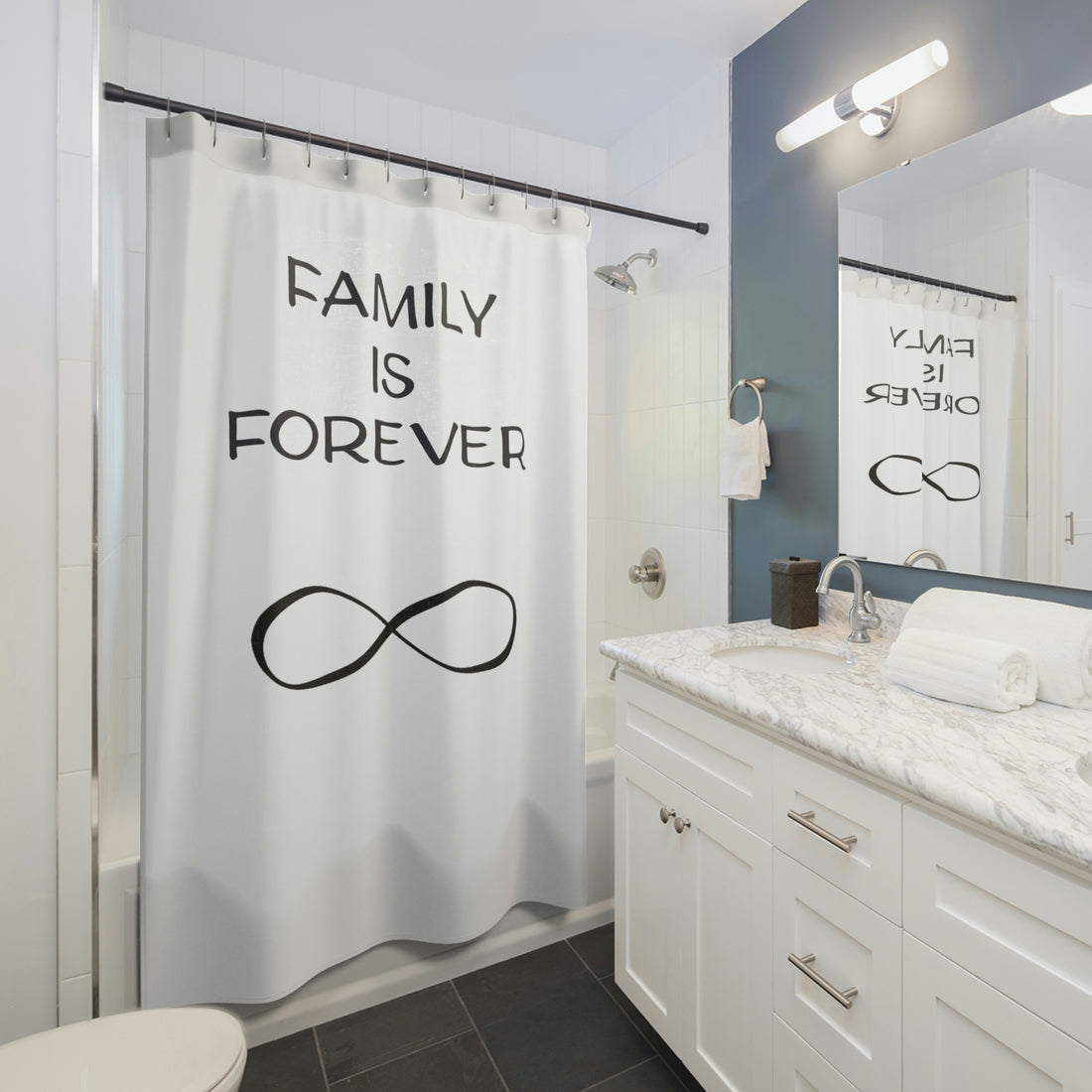 Family Is Forever - Shower Curtain