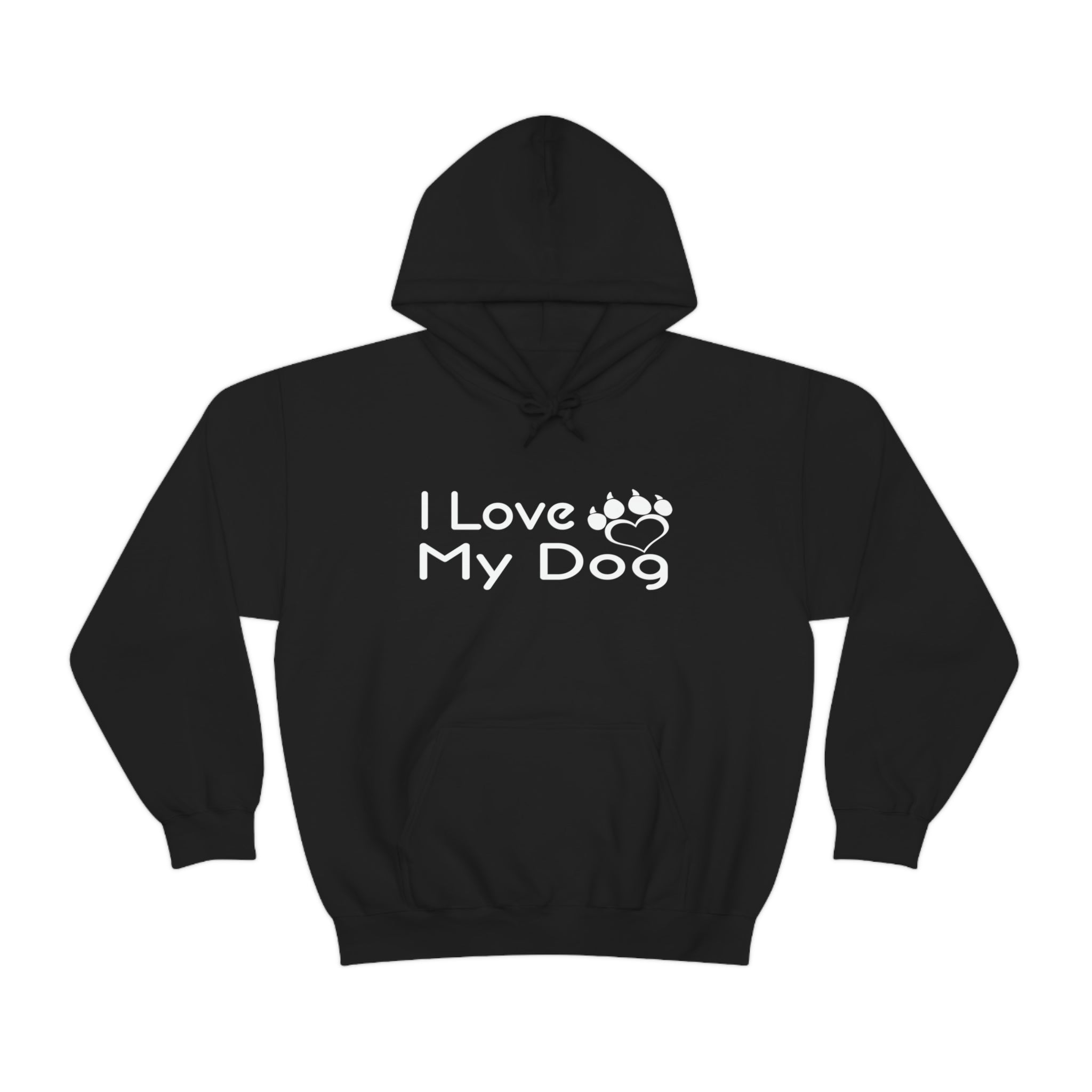 I Love My Dog - Unisex Heavy Blend™ Hooded Sweatshirt