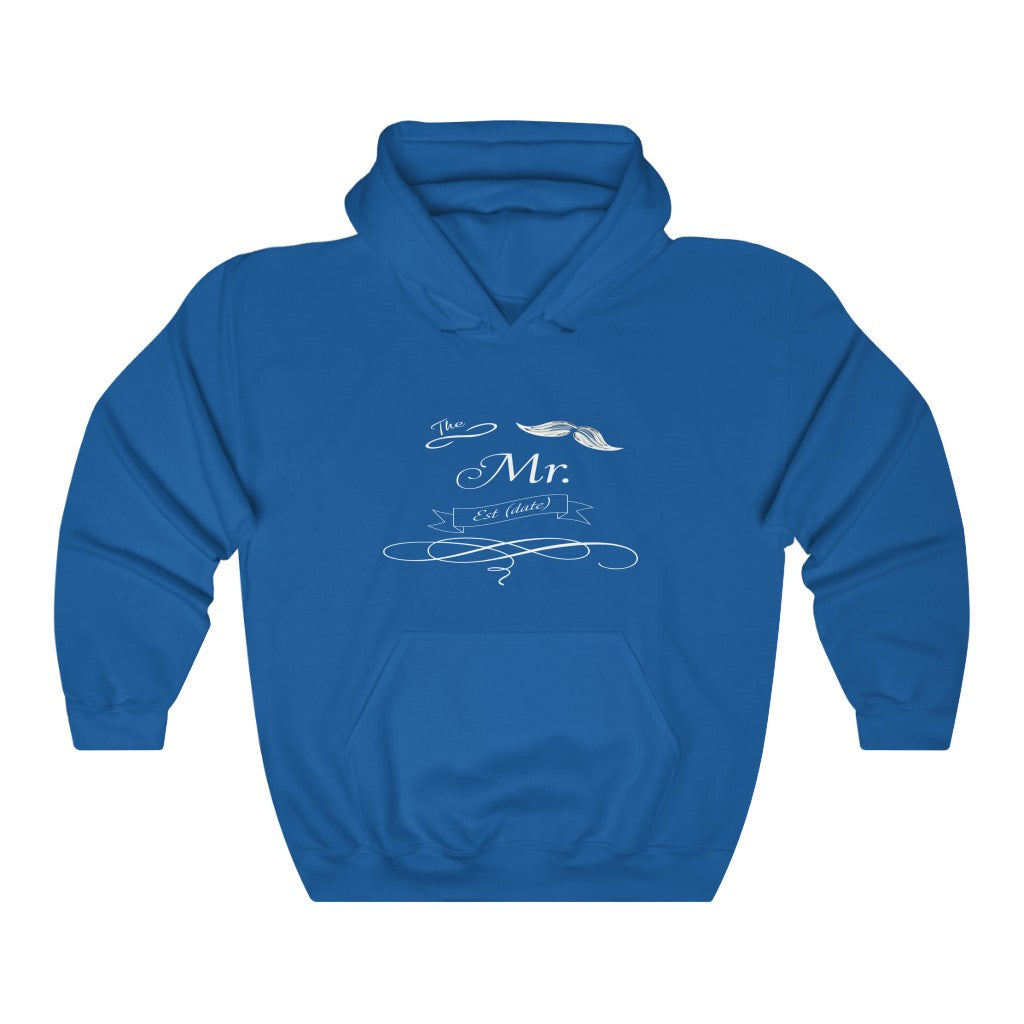 The Mr. Established Wedding Date Customizable - Unisex Heavy Blend™ Hooded Sweatshirt